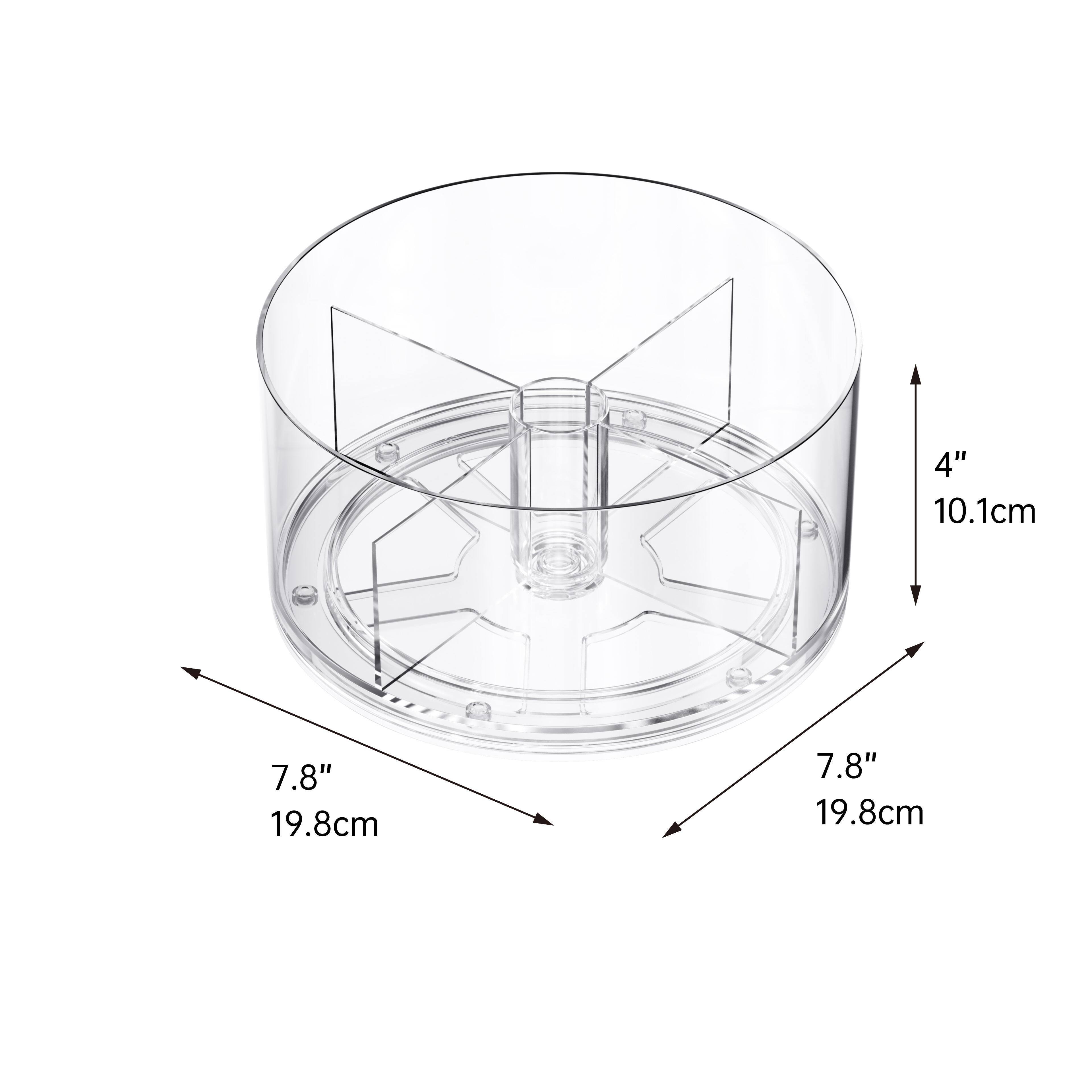 Mini Clear Plastic Turntable by Simply Tidy&#xAE;