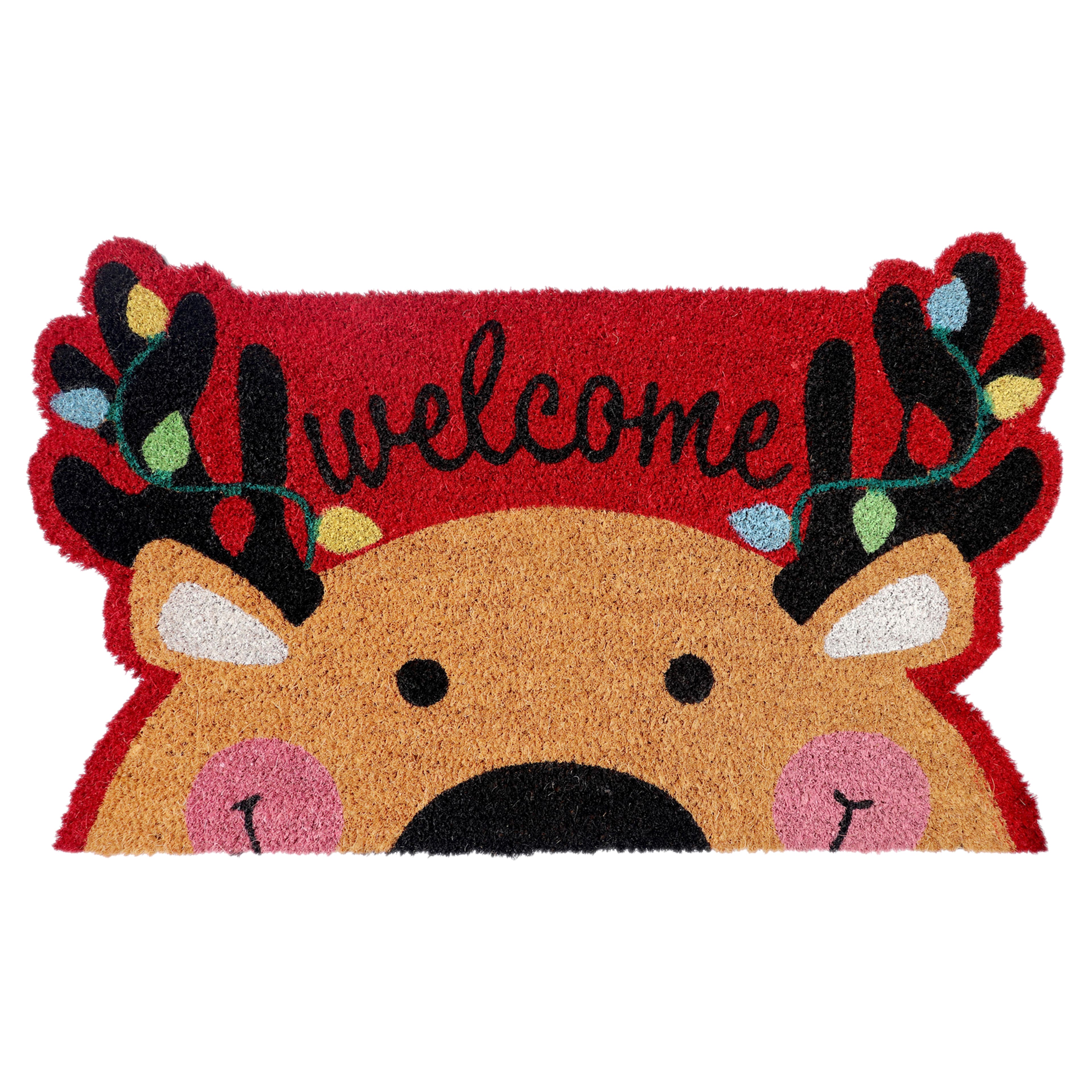 Make It Rain-deer Welcome Mat