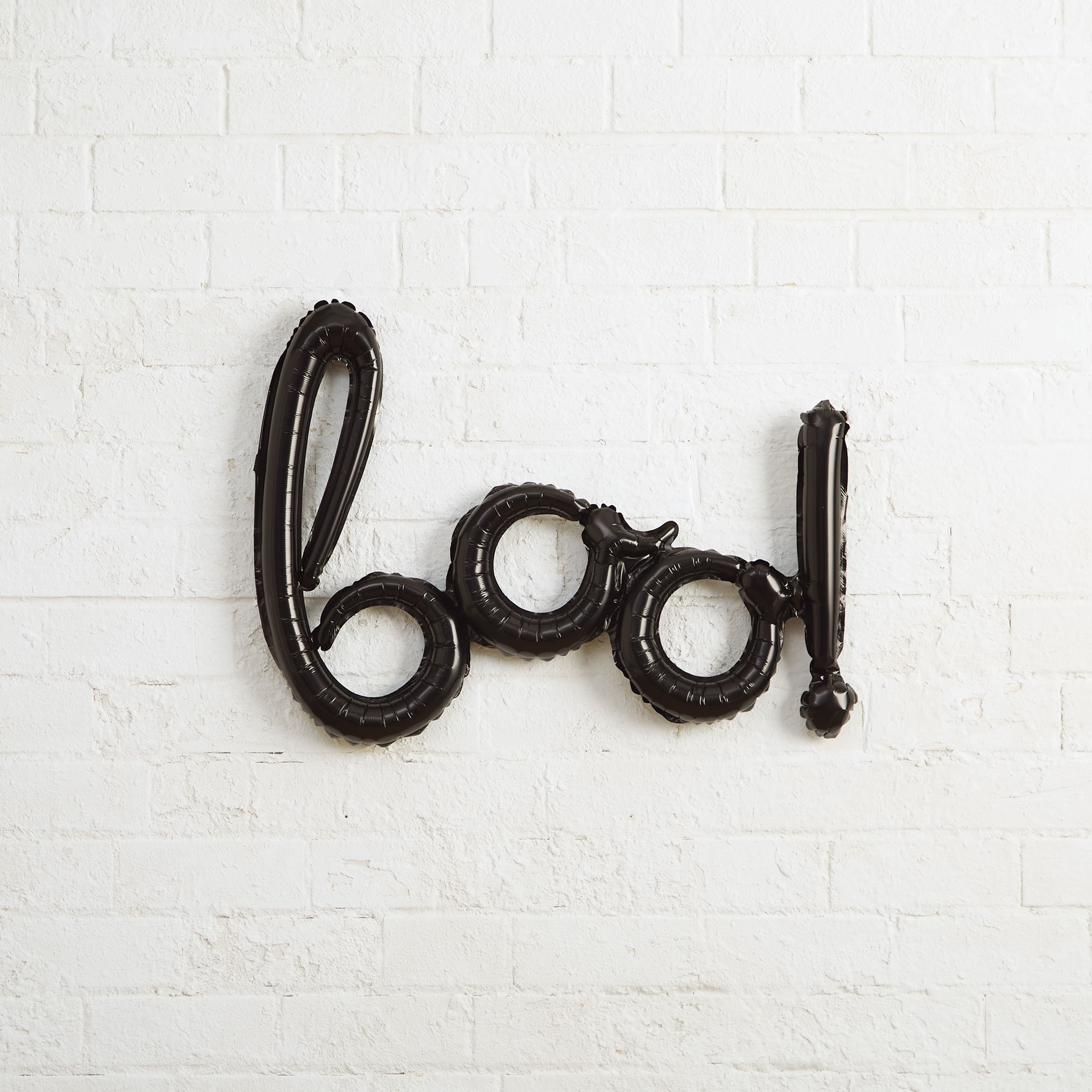 24" Black Boo! Foil Balloon by Celebrate It™