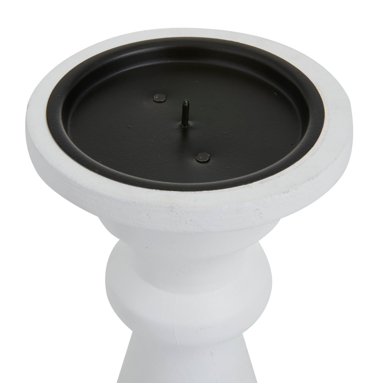 White Wood French Country Candle holder 10",8",6"