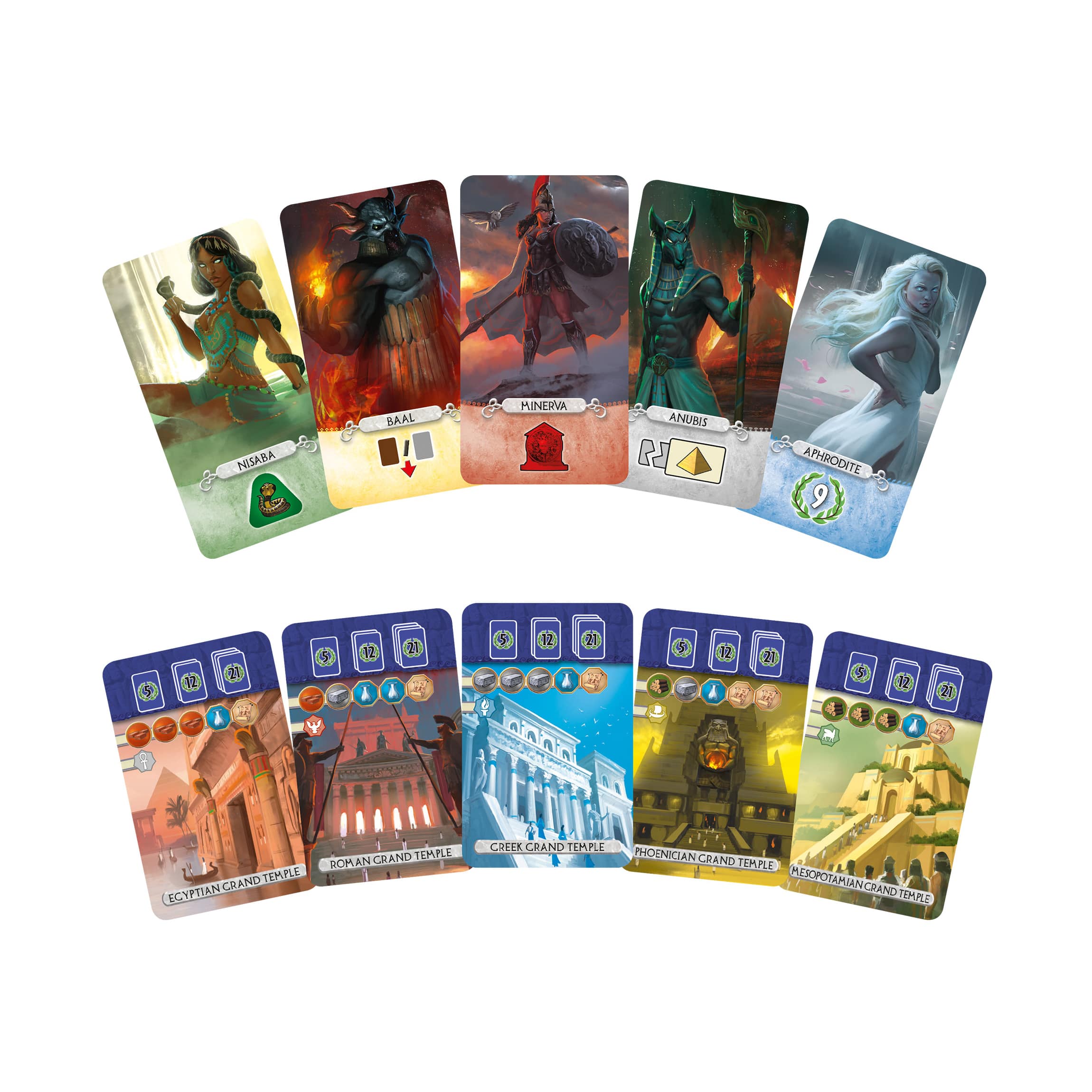 7 Wonders Duel Pantheon Board Game Expansion