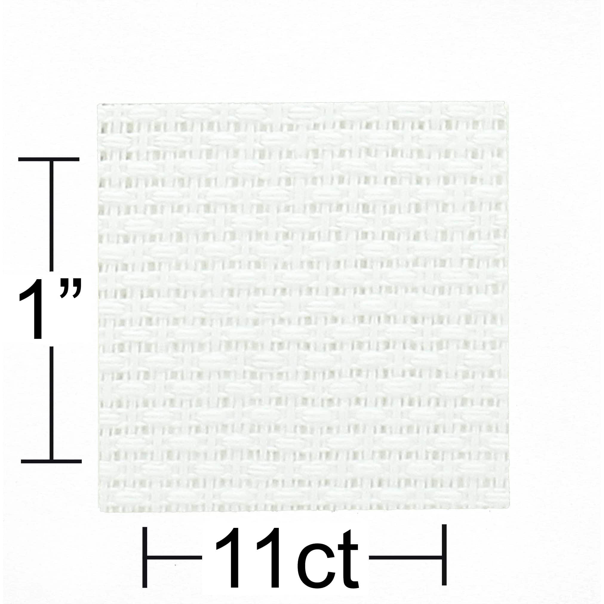 Essentials by Leisure Arts Pure White 11ct. Aida Cloth, 30&#x22; x 36&#x22;