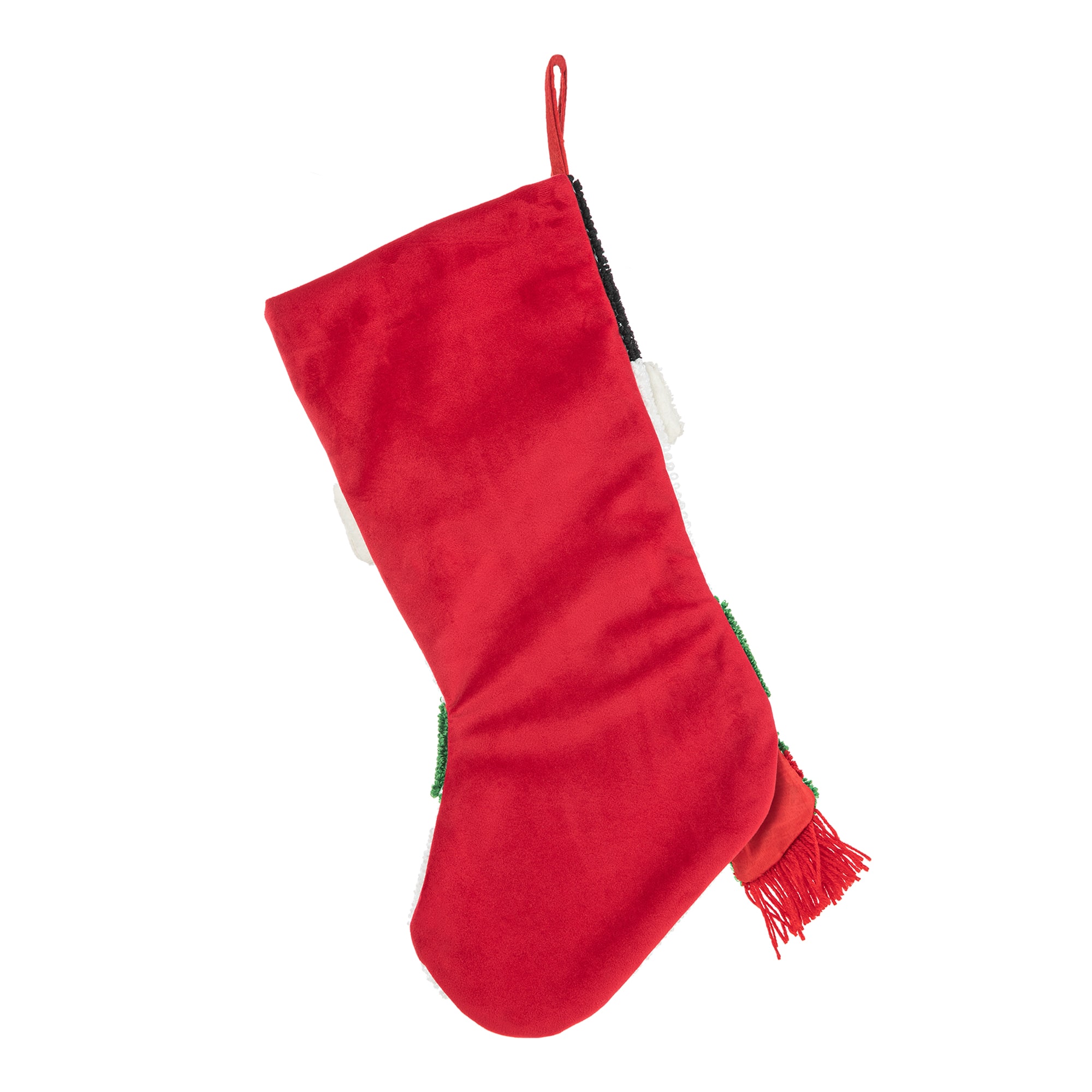 Glitzhome® 20.5" Snowman Hooked Stocking