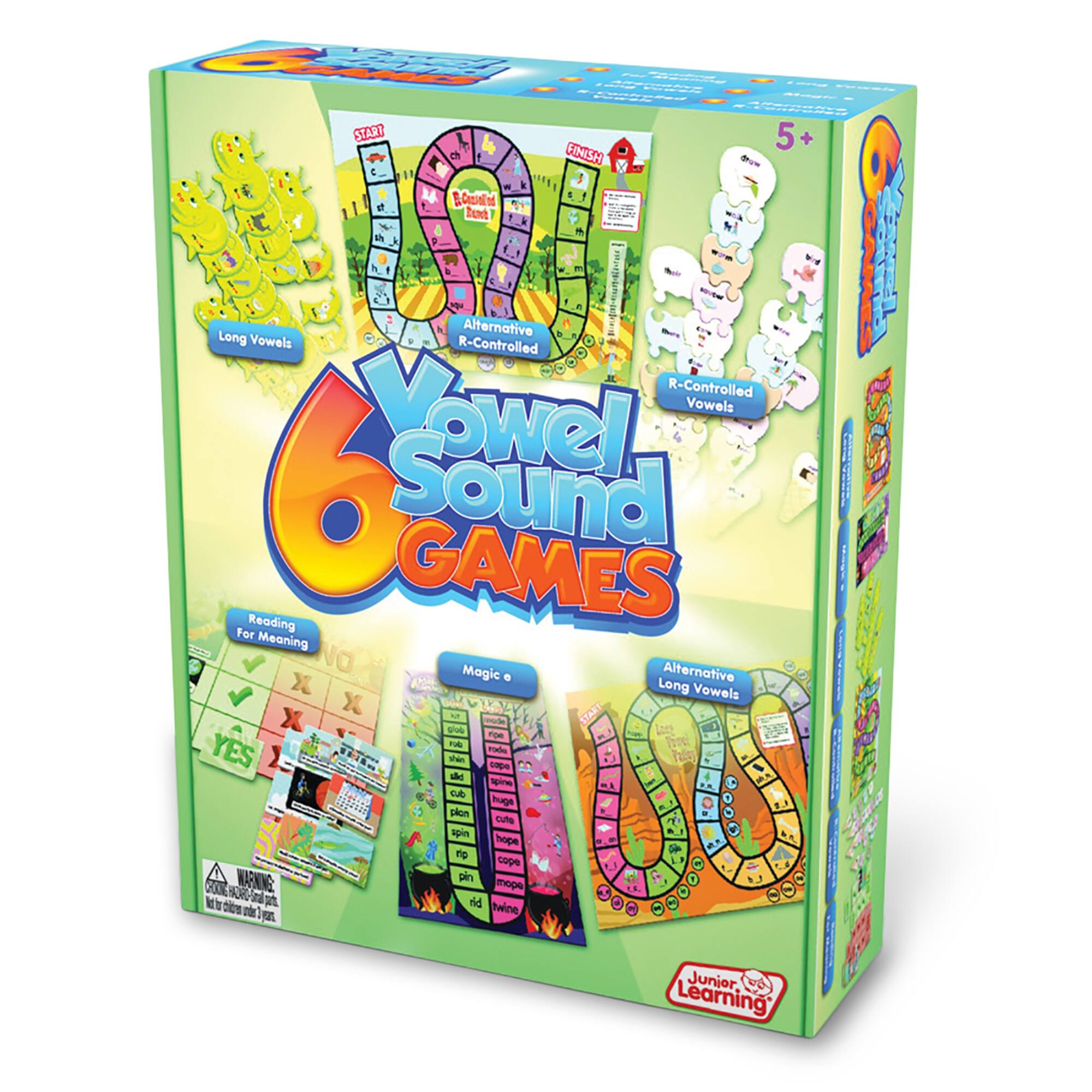 Junior Learning&#xAE; 6 Vowel Sound Games