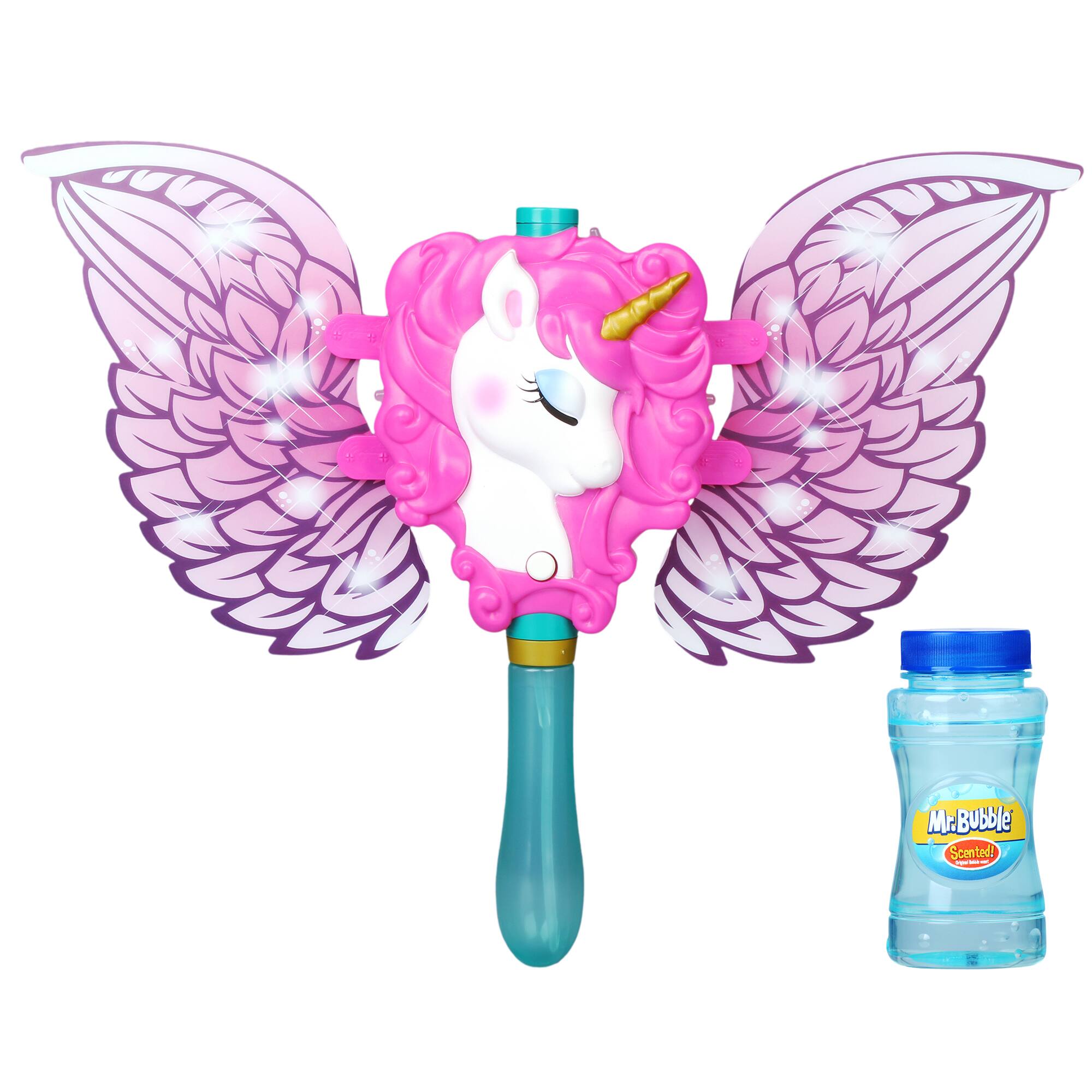 Kid Galaxy® Mr. Bubble® Pink Unicorn Bubble Blower