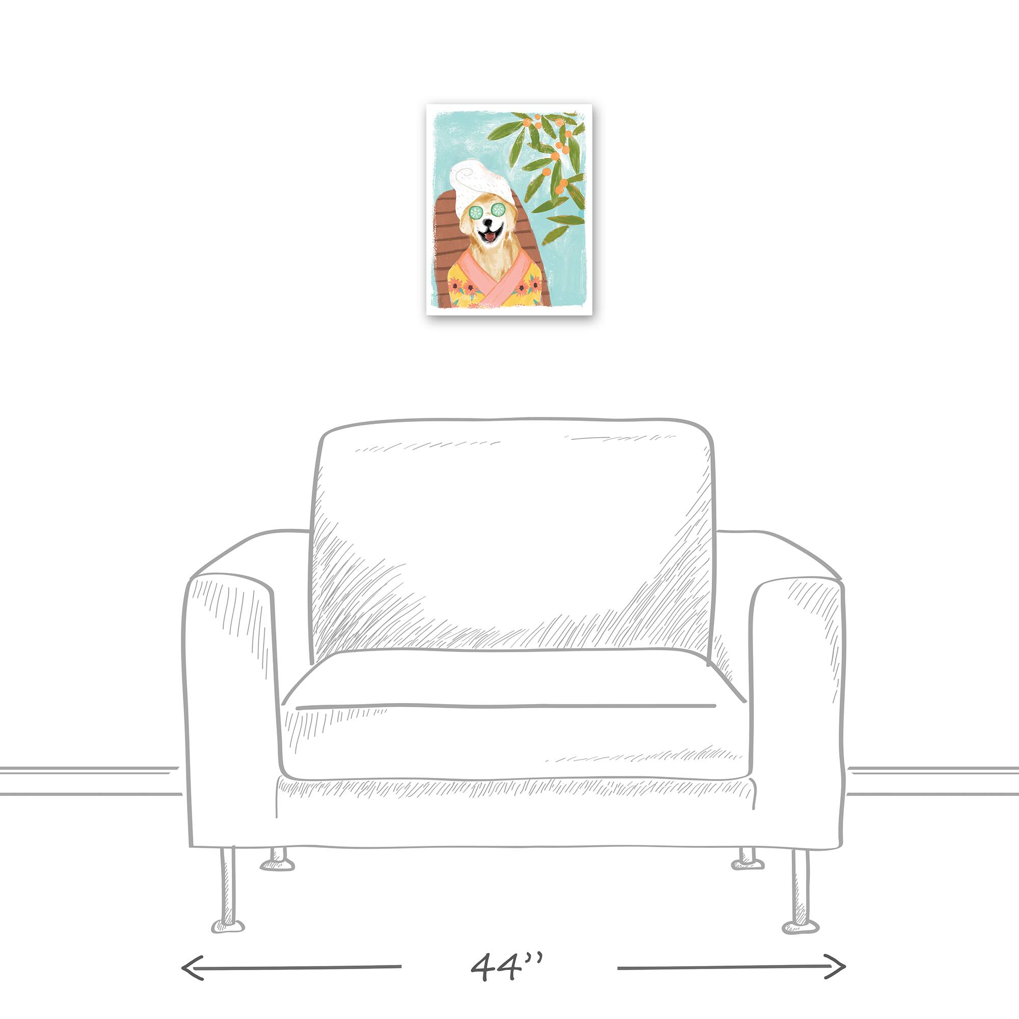 Spa Dog 9 Canvas Wall Art