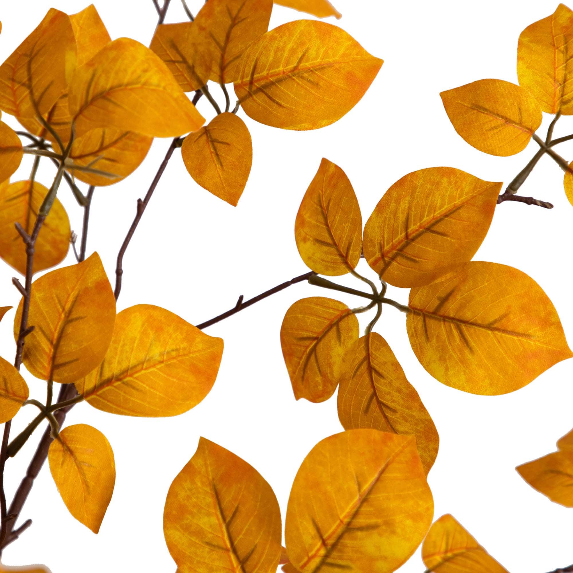 6ft. Orange Autumn Oyama Magnolia Artificial Potted Tree