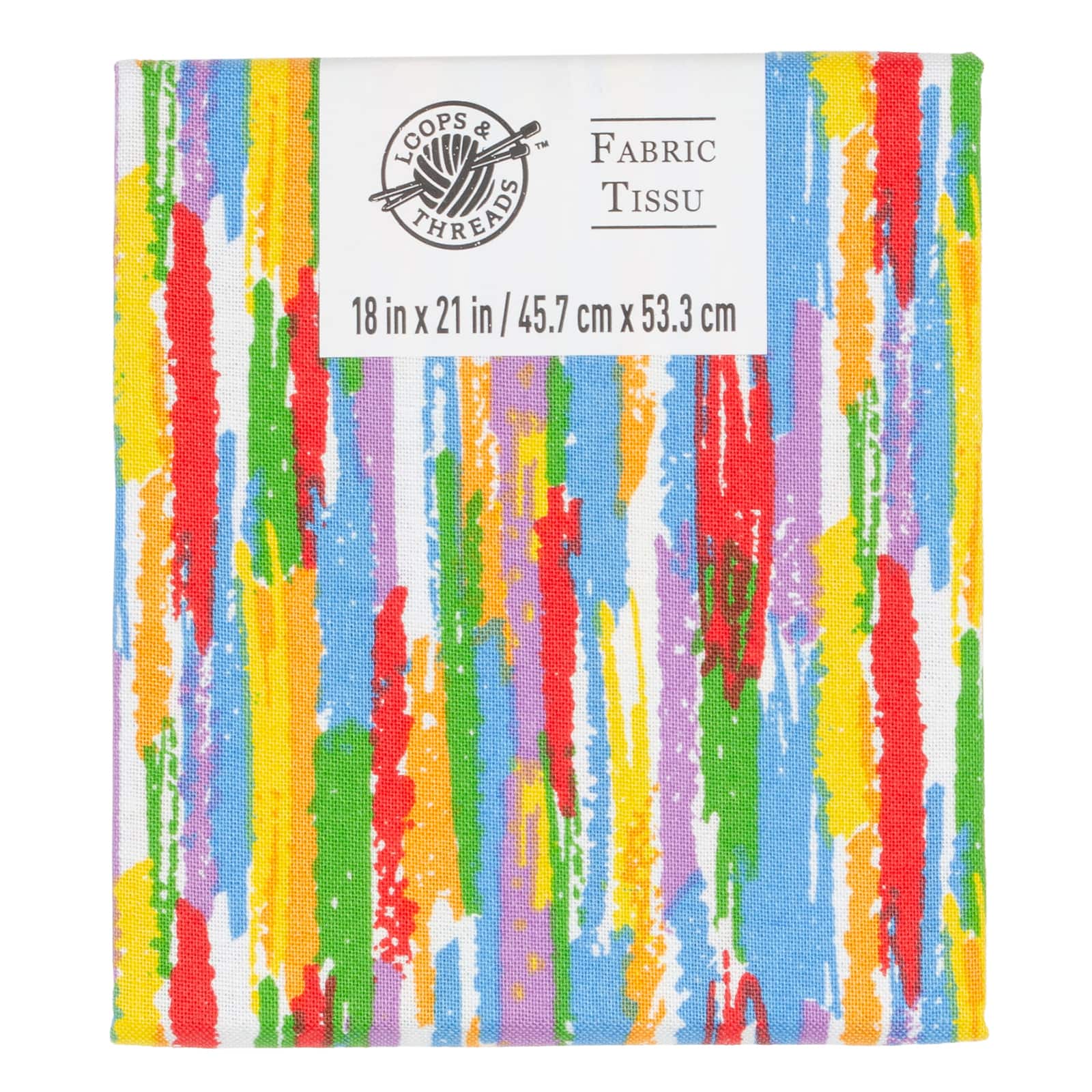 Multicolor Design Cotton Fabric by Loops & Threads™