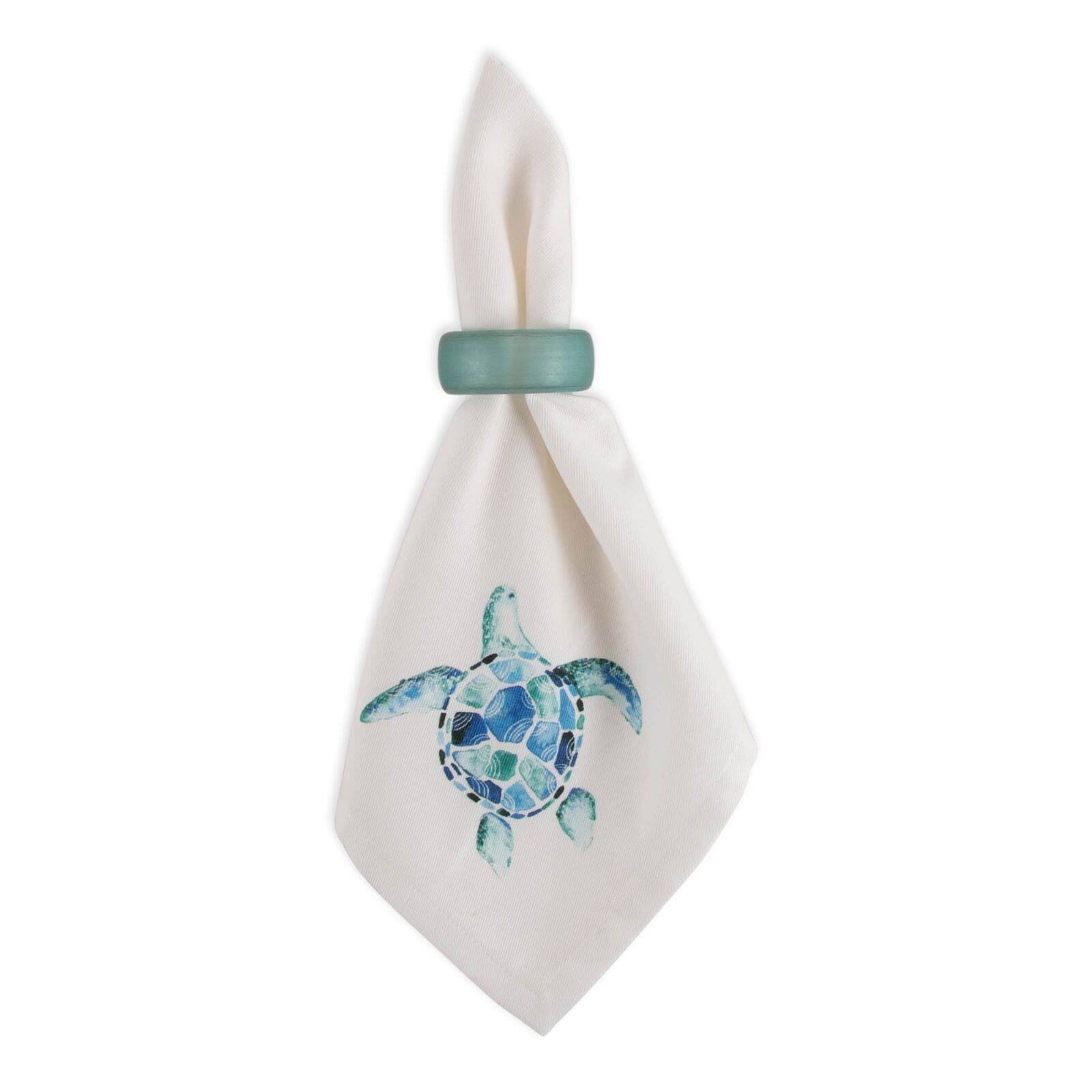 DII® Turquoise Turtle Cloth Dinner Napkins, 6ct.