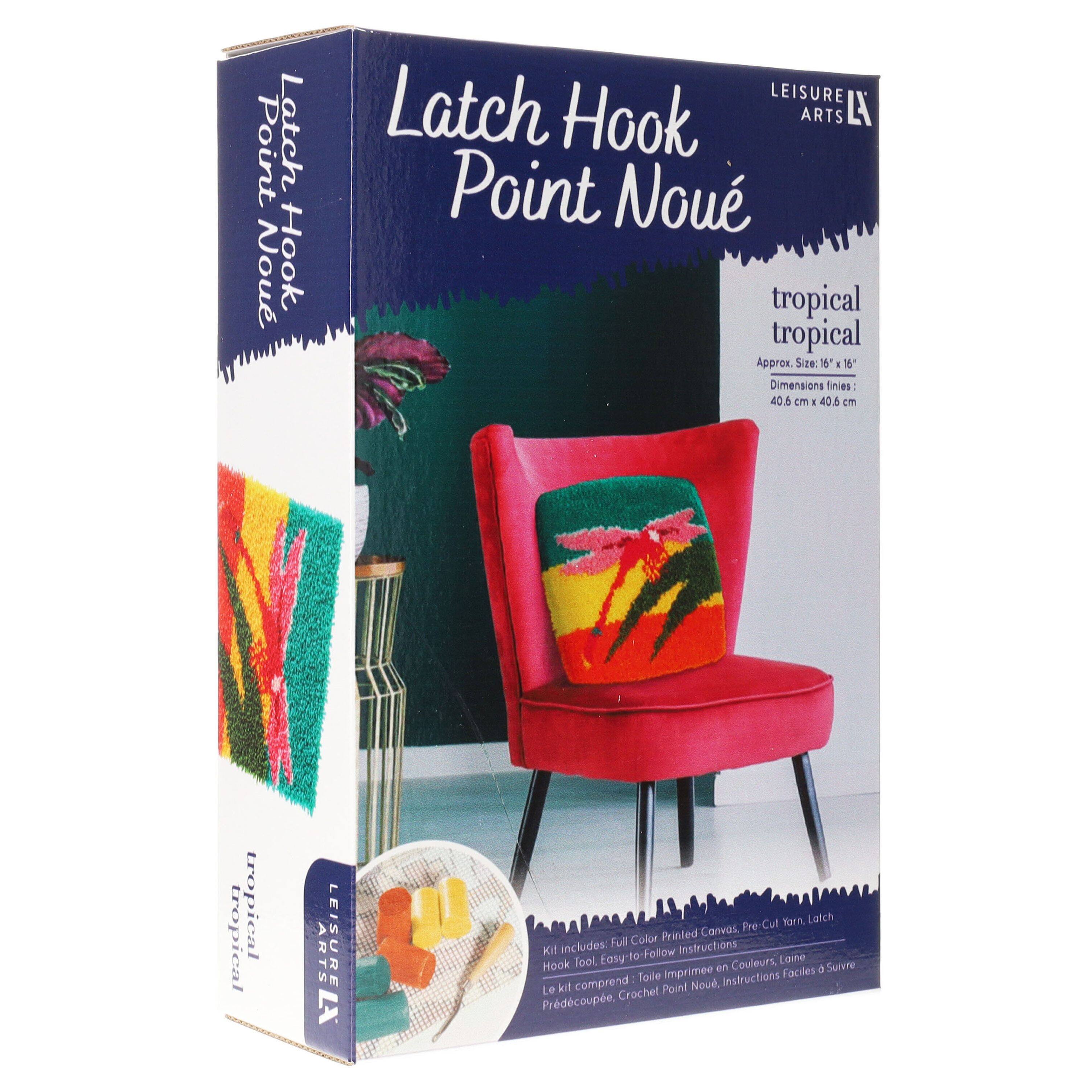 Leisure Arts&#xAE; Tropical Latch Hook Kit