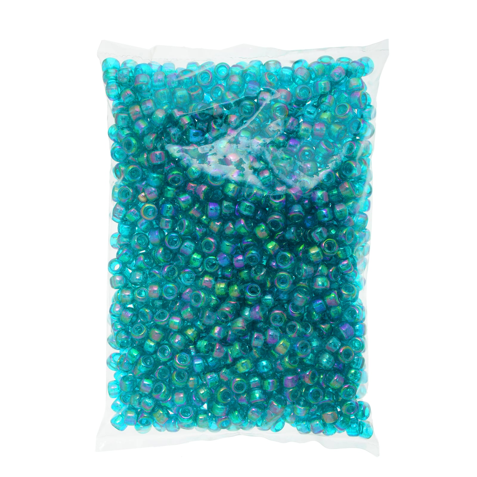 John Bead 9mm Transparent Pony Beads, 1,000ct.