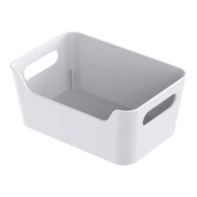 Small White Open Storage Bin by Simply Tidy® | Michaels