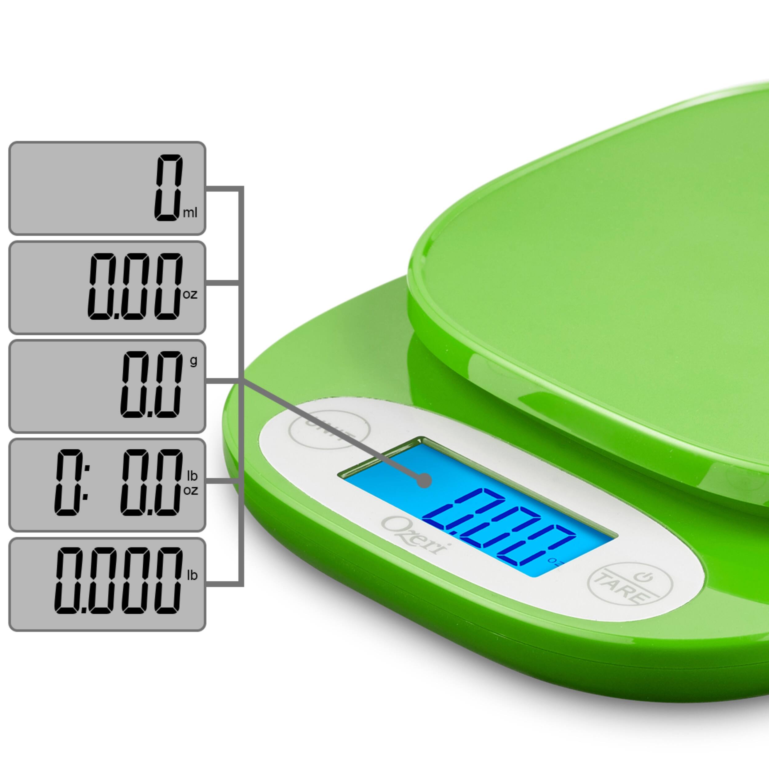 Ozeri ZK24 Garden Kitchen Scale With Precision Weighing Technology   D512115S 2 