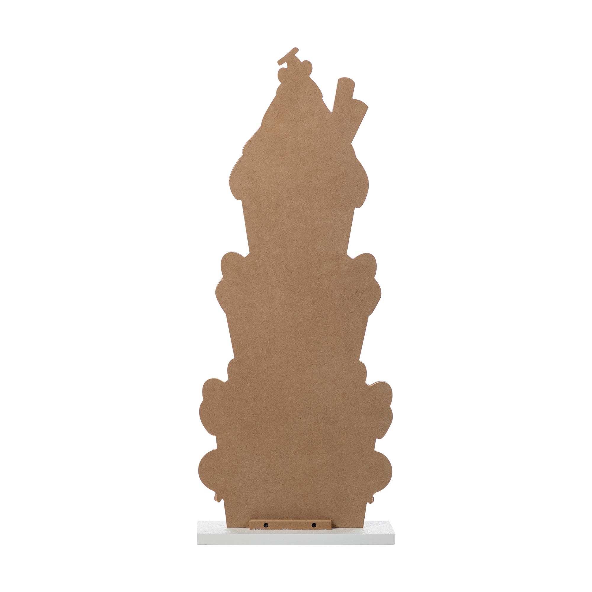 Glitzhome&#xAE; 35.25&#x22; Wooden Christmas Gingerbread House Porch Decor