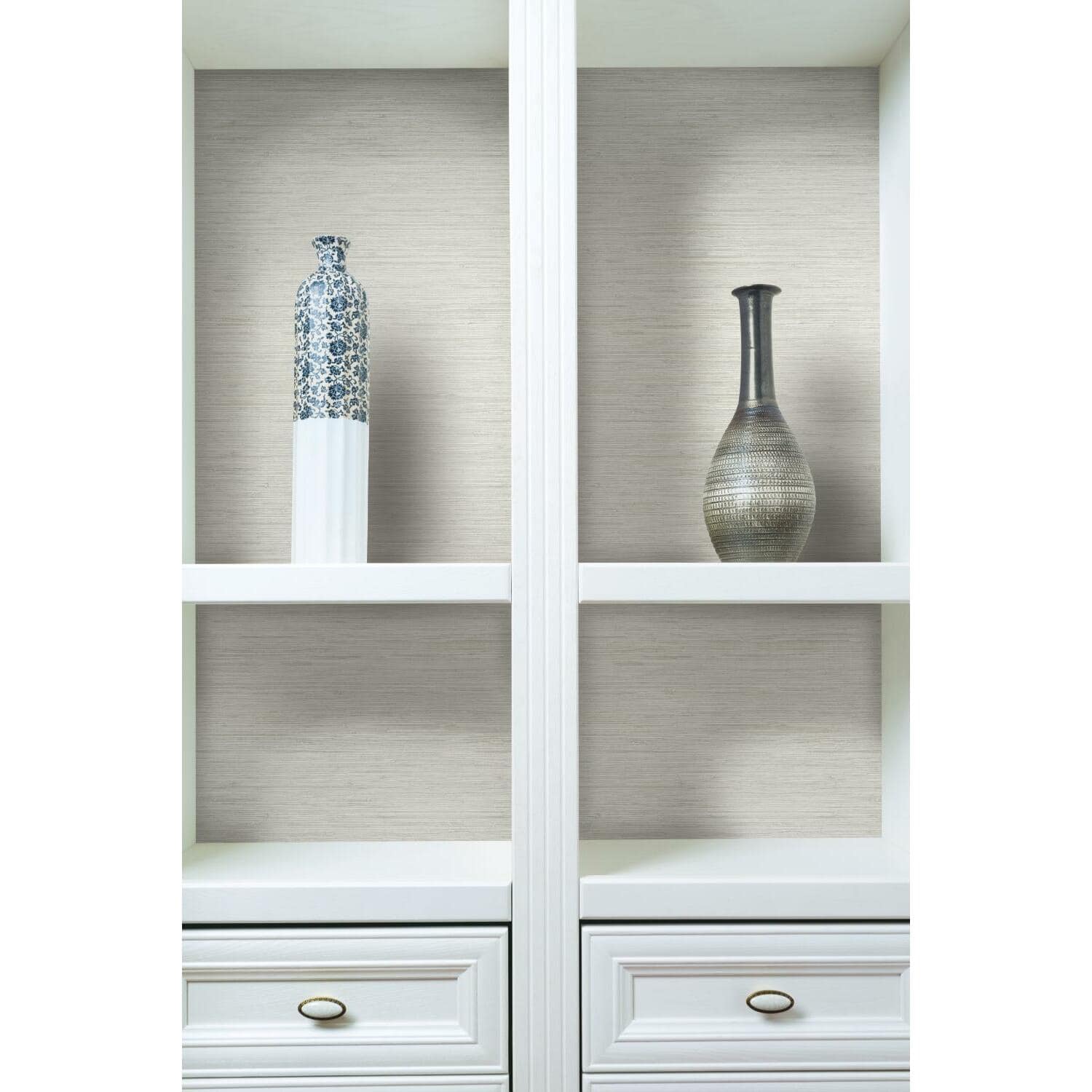 RoomMates Faux Grasscloth Peel & Stick Wallpaper