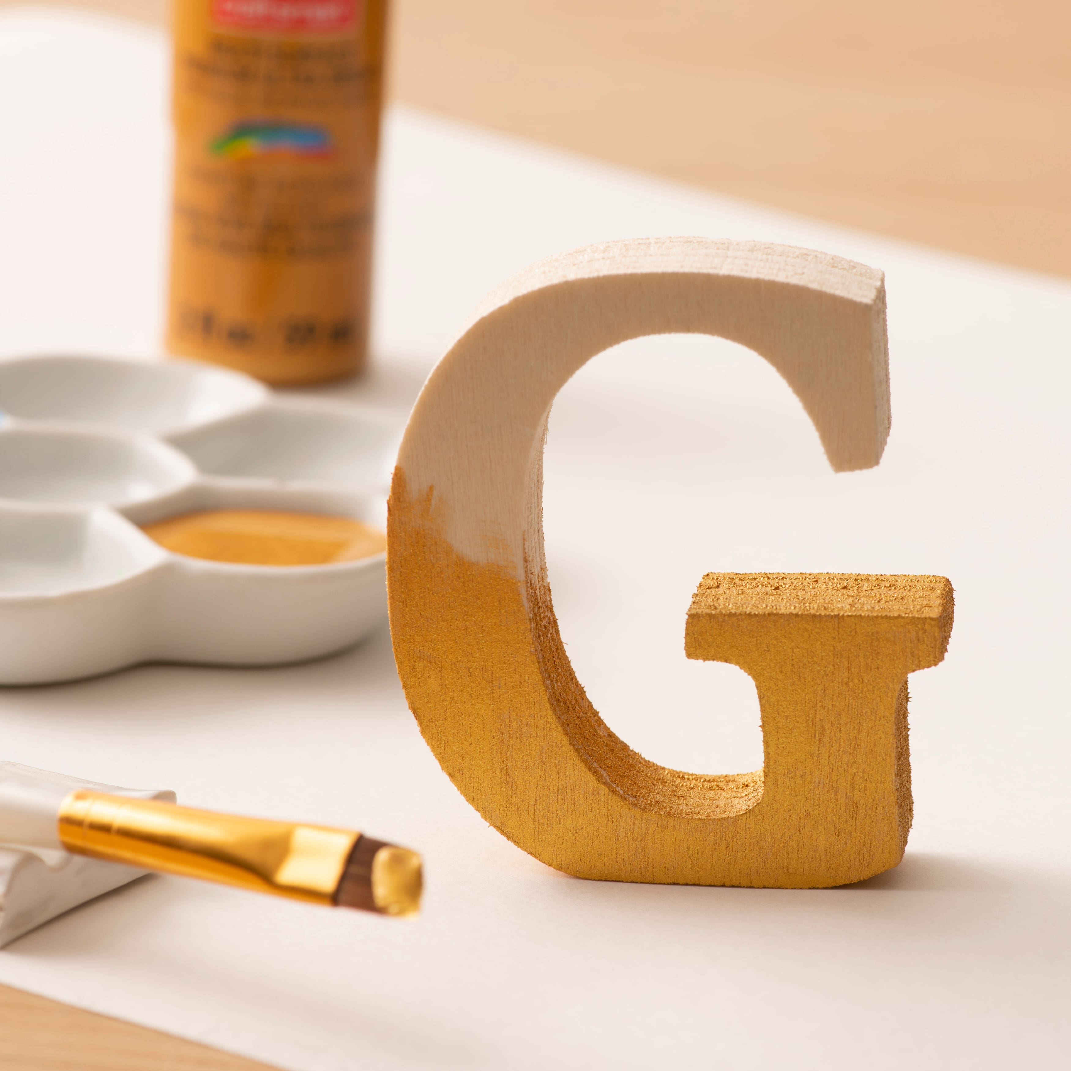 3&#x22; Chunky Wood Letter by Make Market&#xAE;