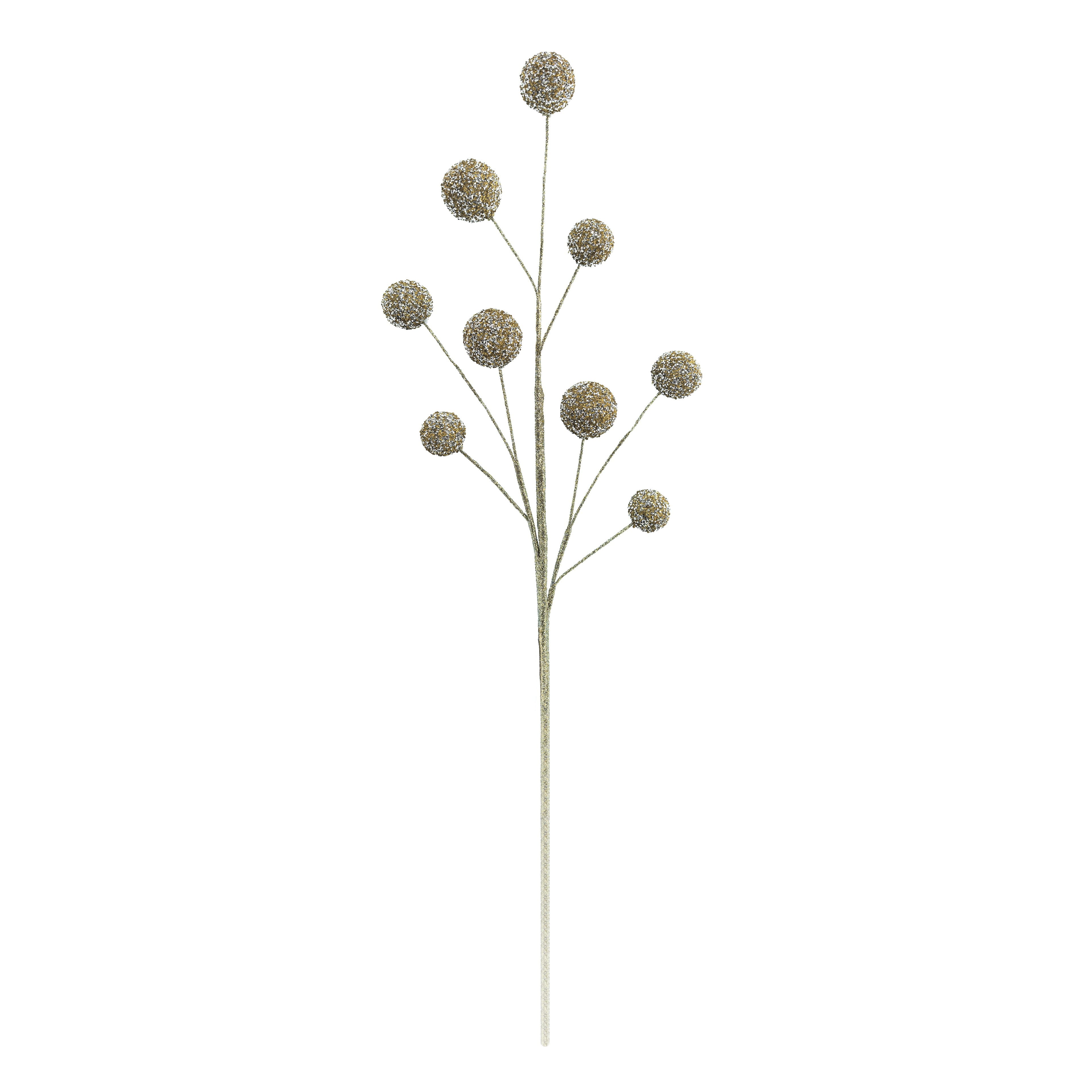 29&#x22; Gold Glitter Ball Stem by Ashland&#xAE;