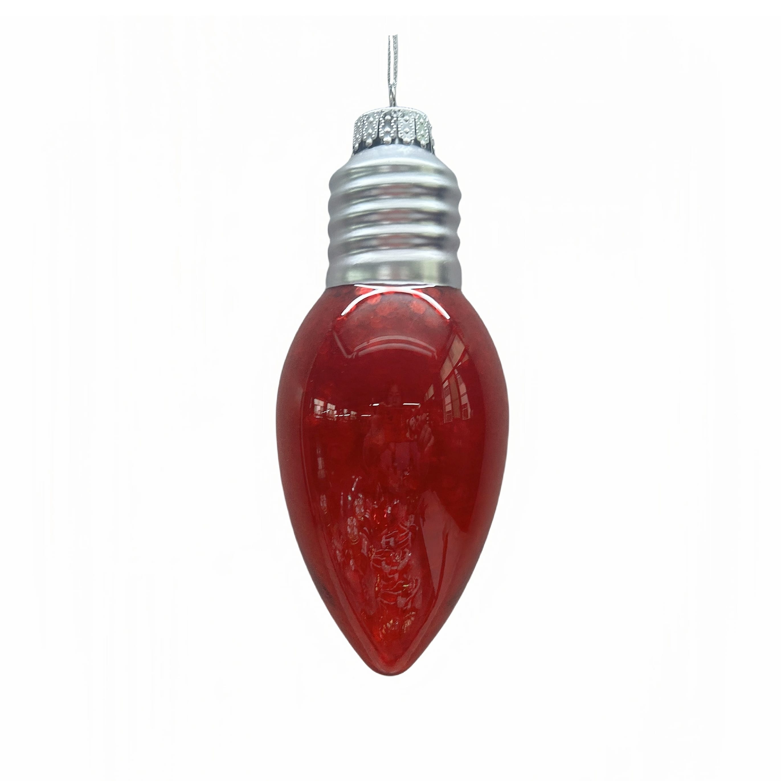 Assorted 6&#x22; Glass Bulb Ornament by Ashland&#xAE;, 1pc.