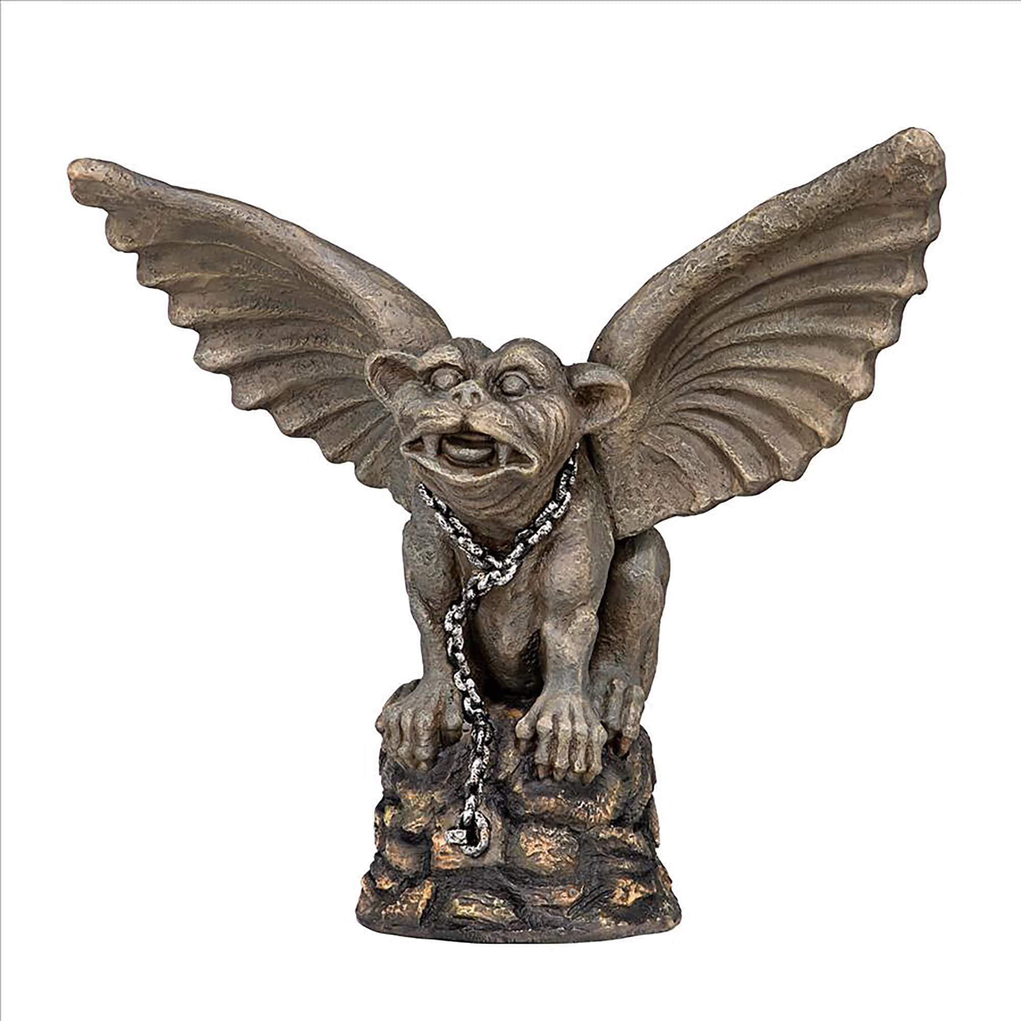 Design Toscano 17&#x22; Chained Cathedral Gargoyle Statue