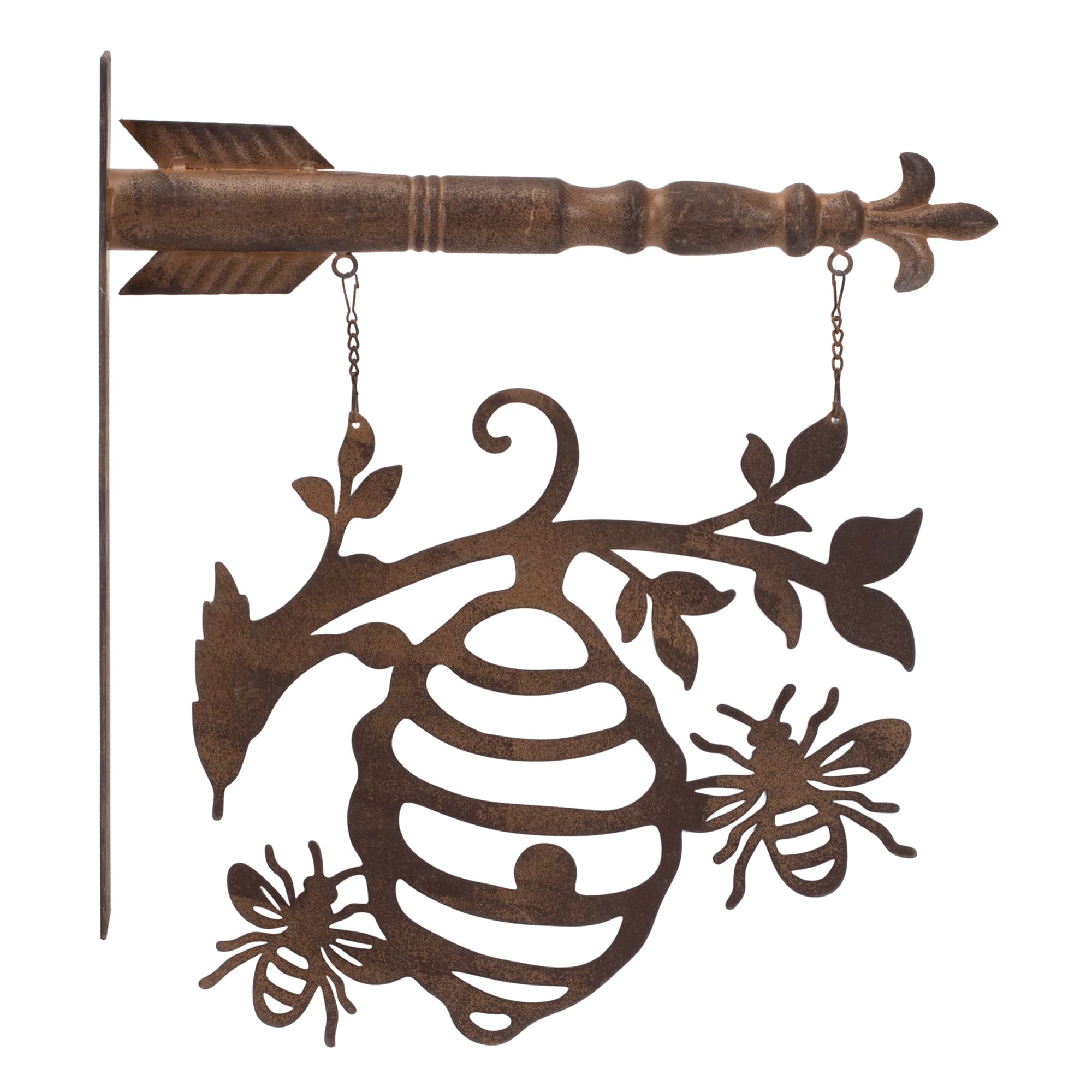 15.5&#x22; Bumblebee Hive Garden Sign