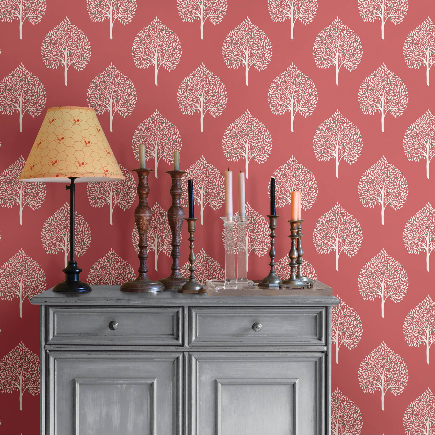 NuWallpaper Grove Coral Peel & Stick Wallpaper Michaels