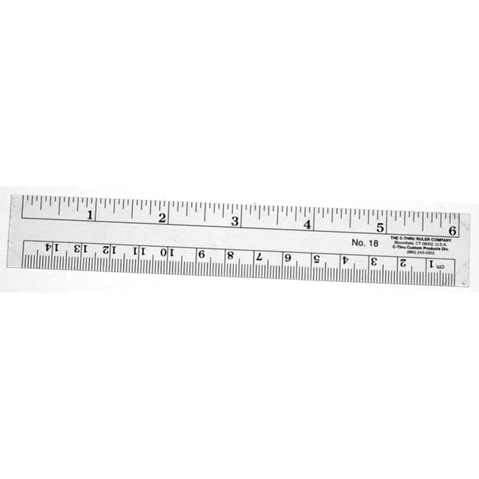 Westcott C Thru Flexible Inch Metric Ruler 6 Michaels