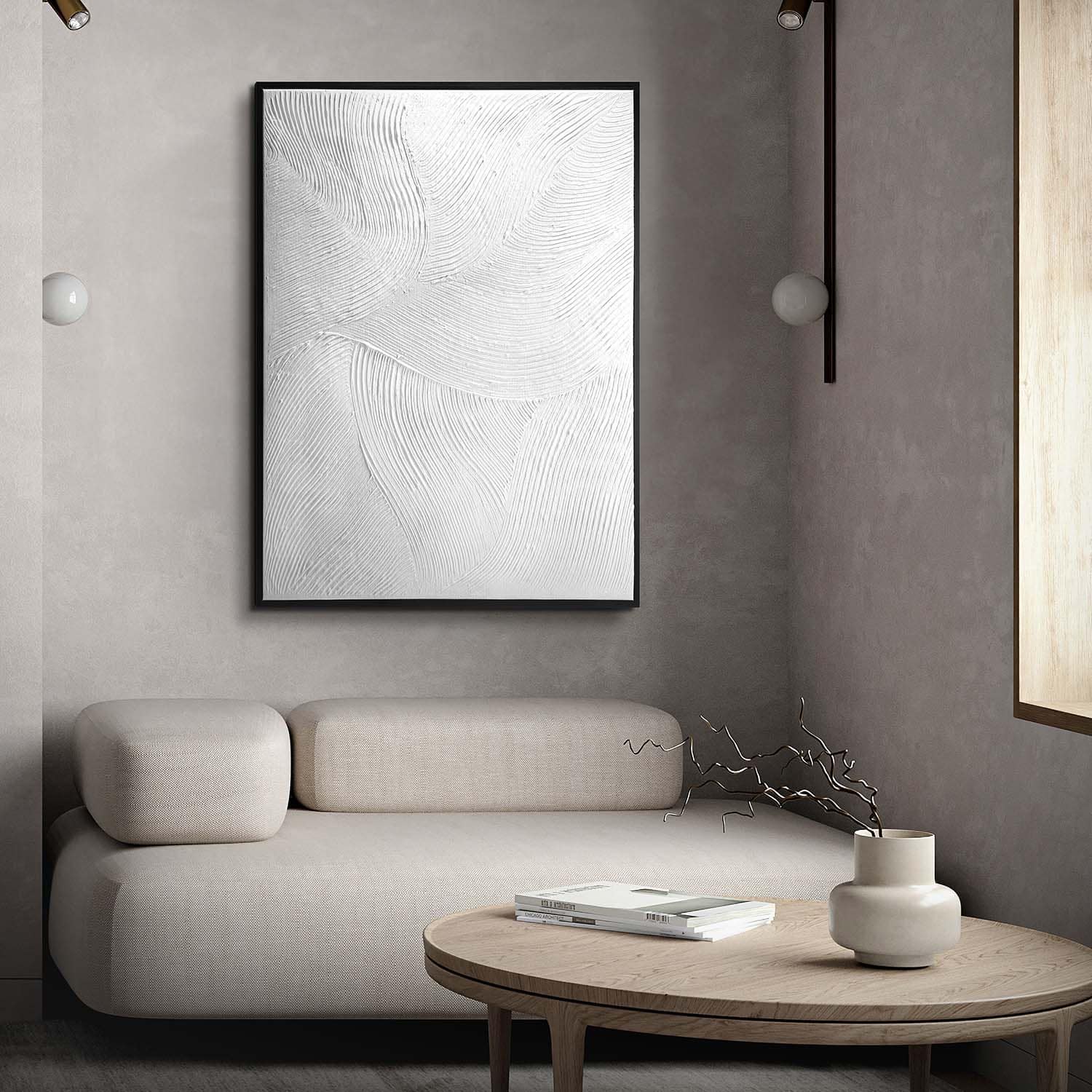American Art Decor Canvas of Possibility Framed Textured Print - 31&#x22; x 41&#x22;