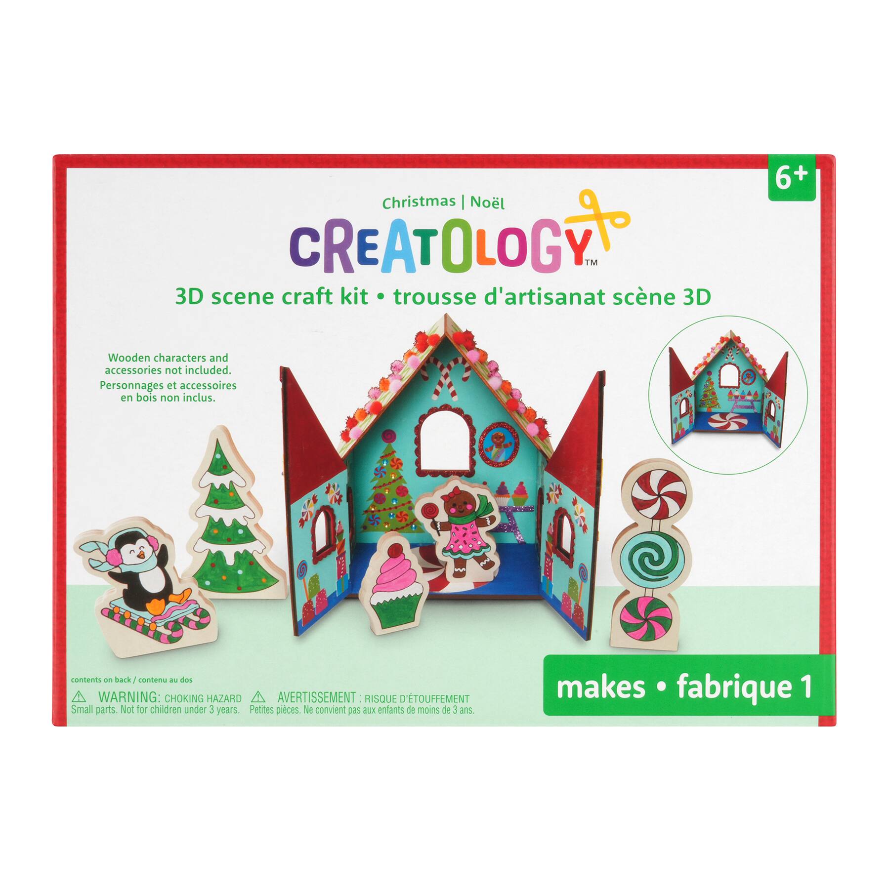 Color Your Own Gingerbread Playhouse 1Pc - Craft Kits - 1 Piece 