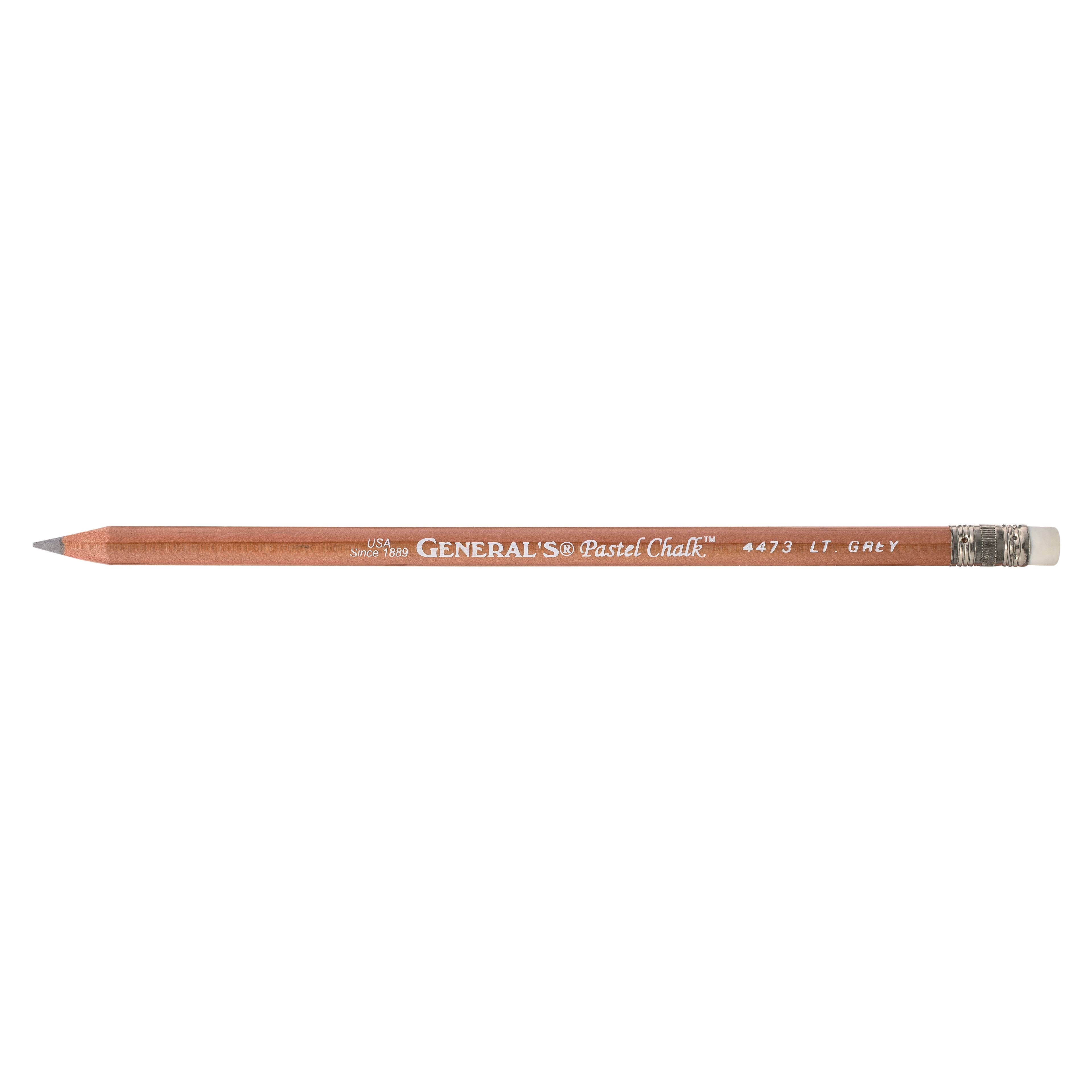 White Pastel Chalk Pencils, General's Pencil #4414-2BP