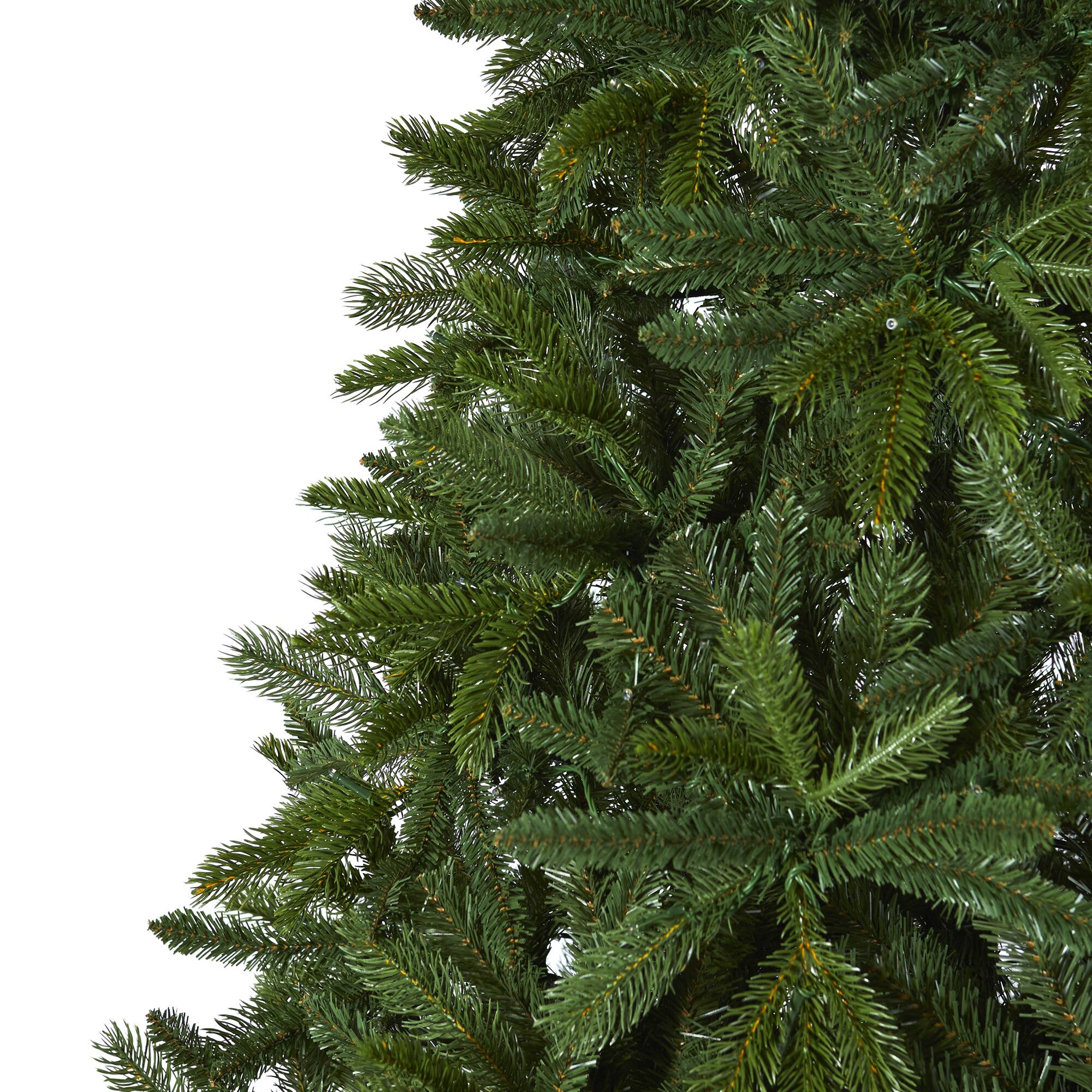 7ft. Pre-Lit Sierra Spruce Artificial Christmas Tree, Clear LED Lights