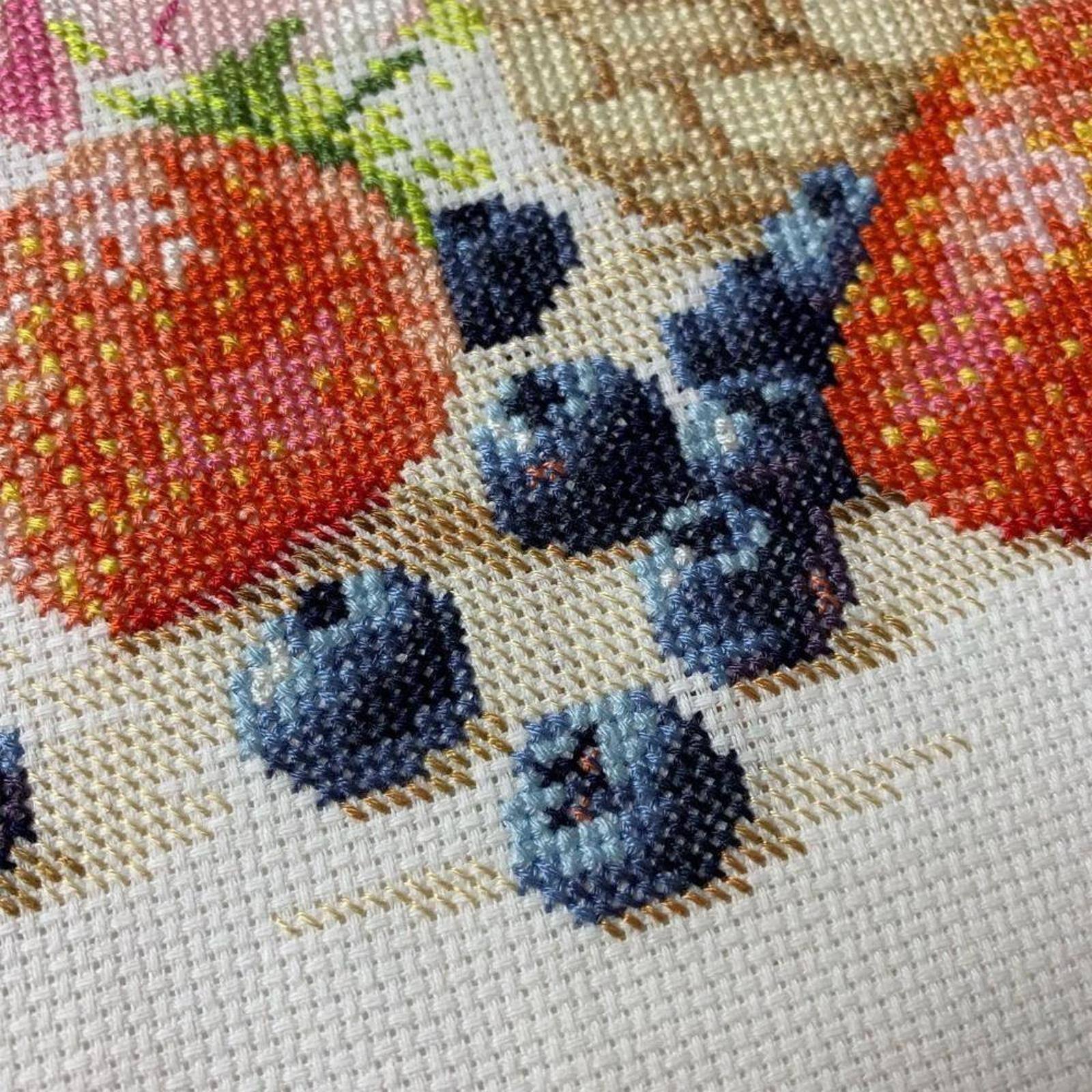 Alisa Strawberries Cross Stitch Kit