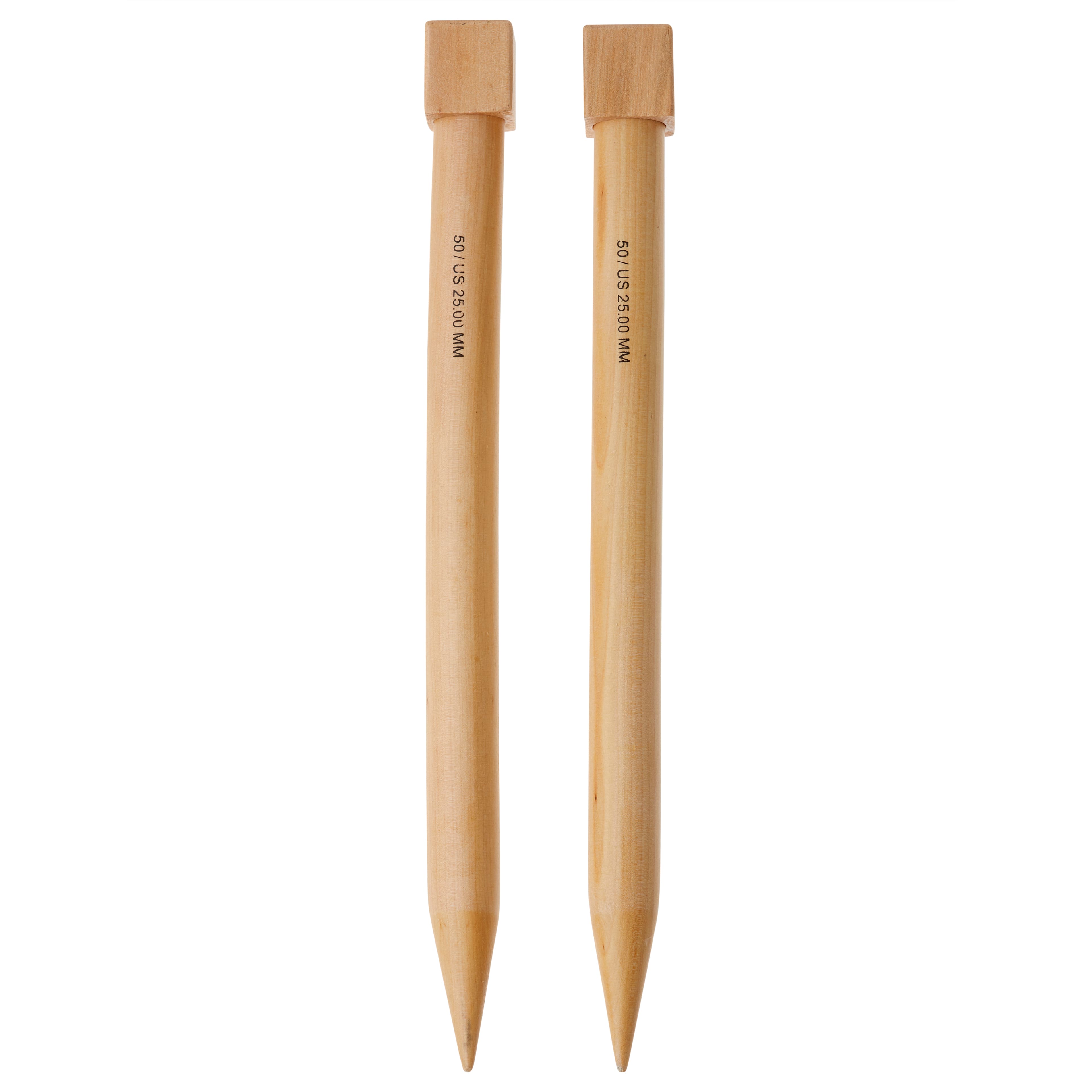 14" Jumbo Wood Knitting Needles by Loops & Threads®