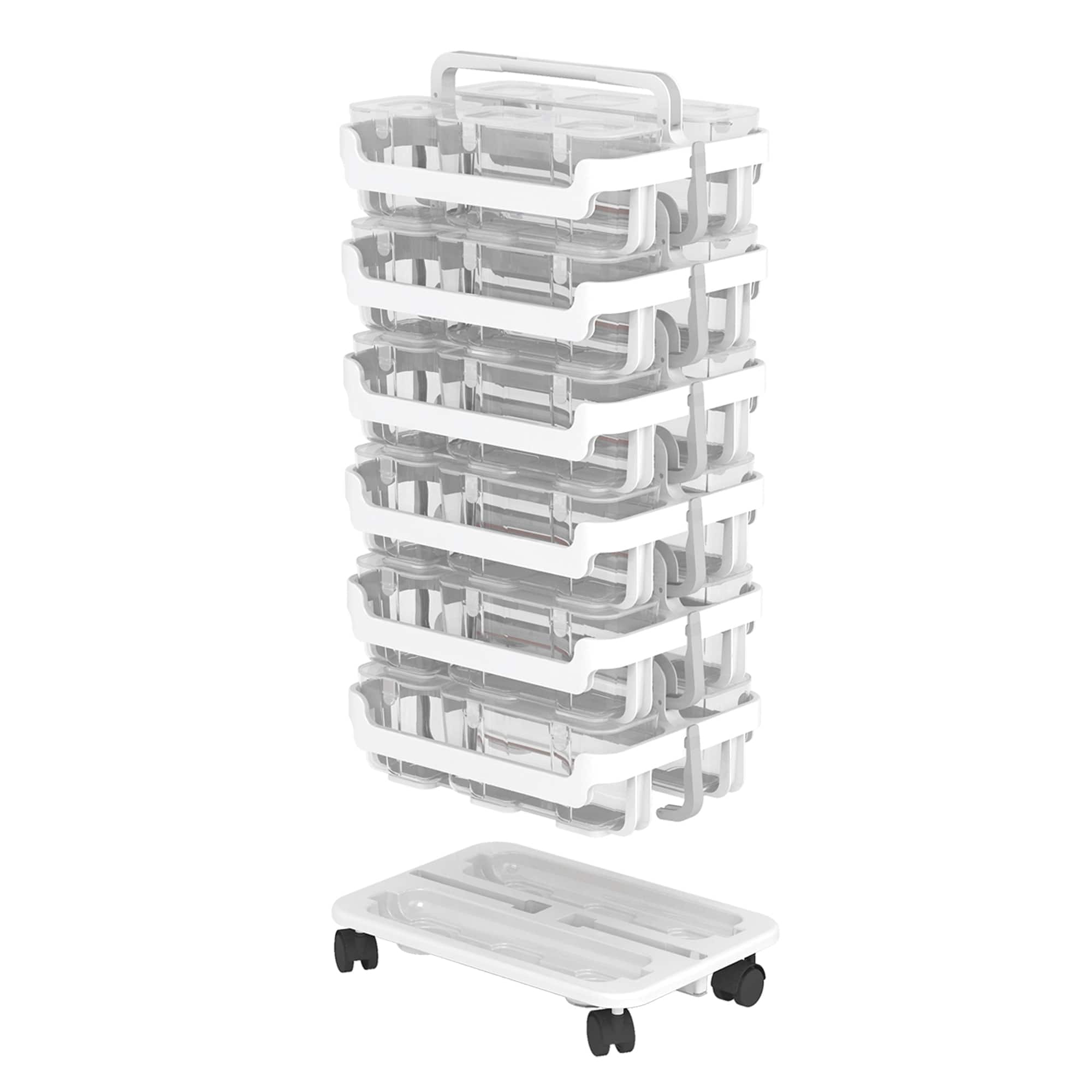 Deflecto Stackable Caddy Organizer Multi-Pack Bundle