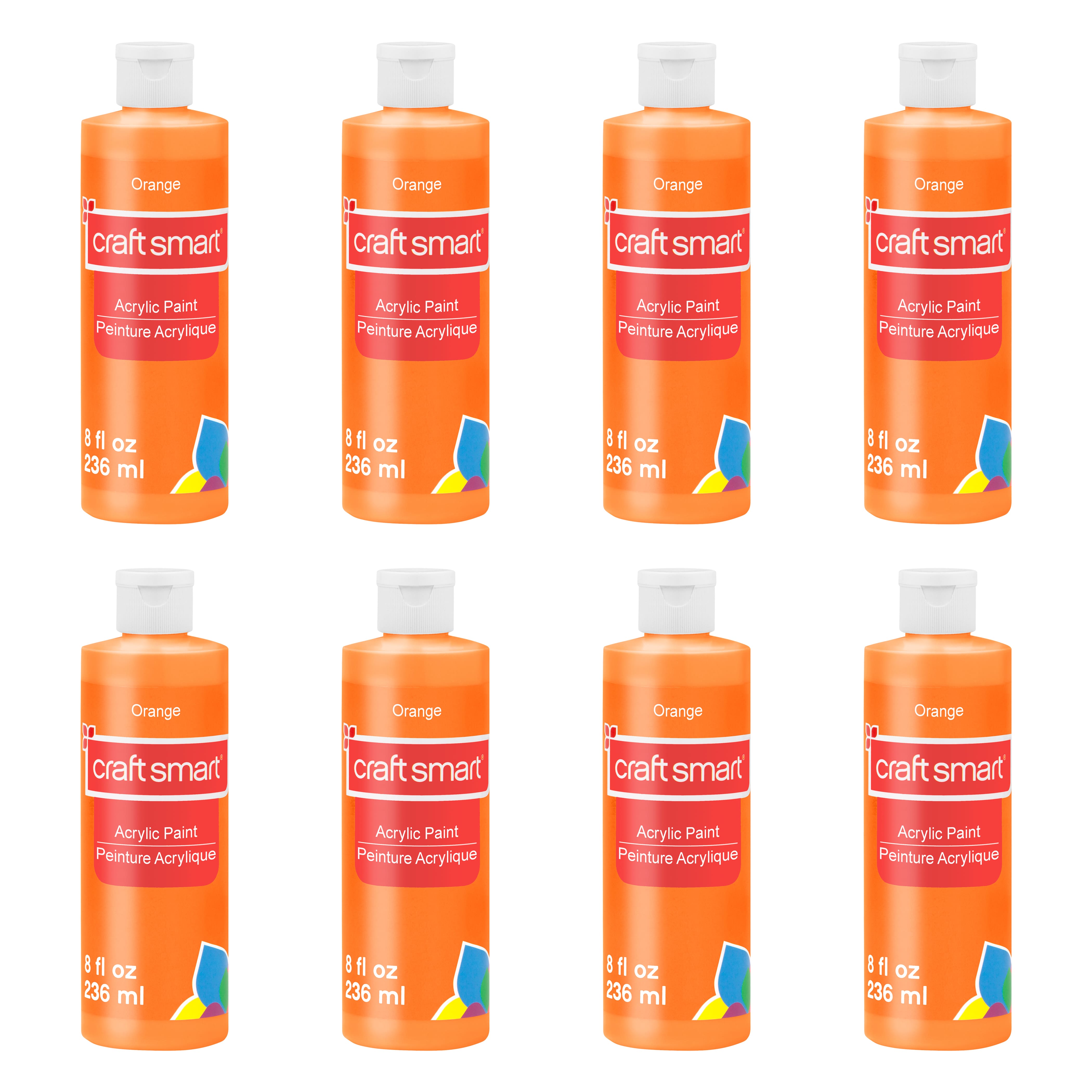 8 Pack: 8oz. Acrylic Paint by Craft Smart®
