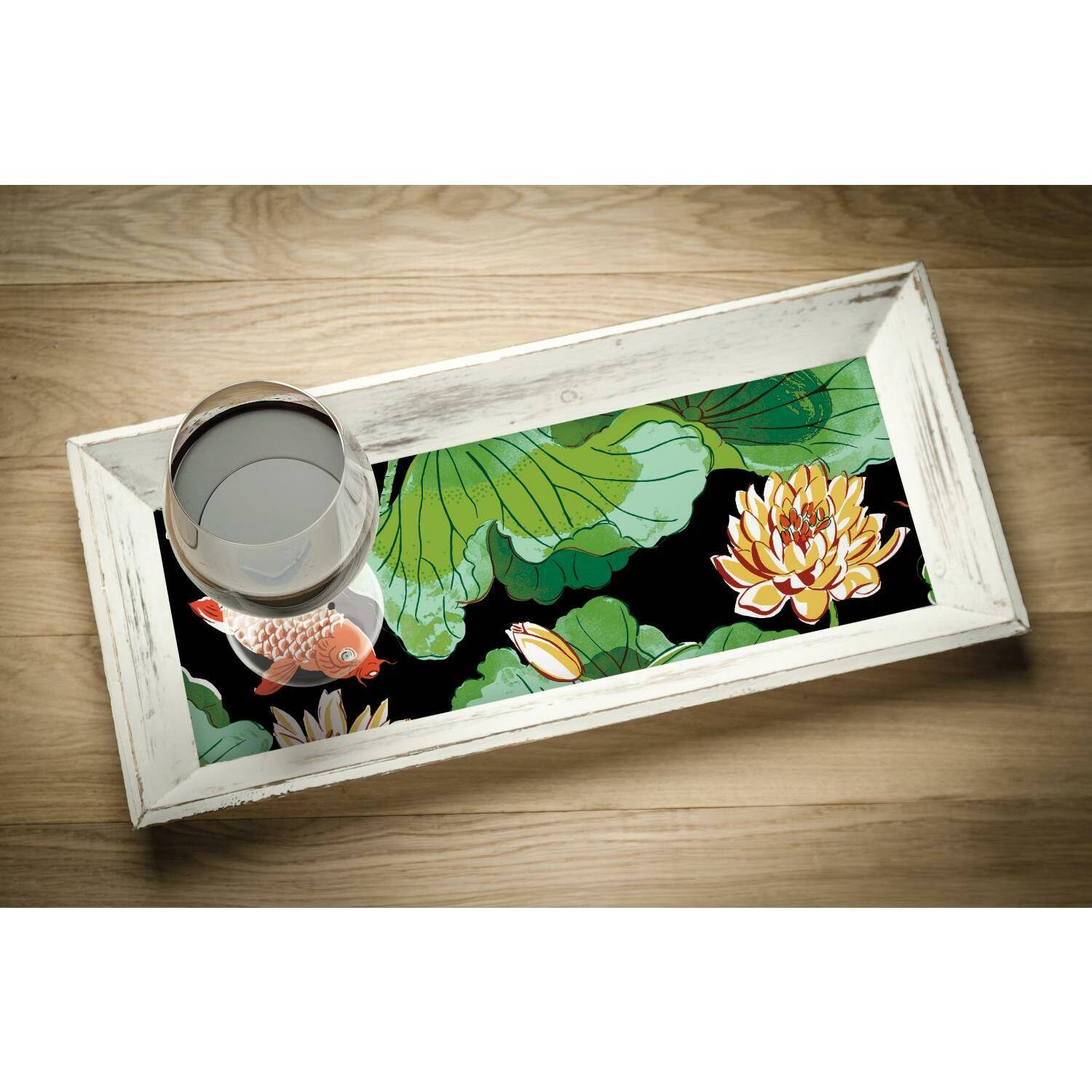 RoomMates Lotus Lake Peel & Stick Wallpaper