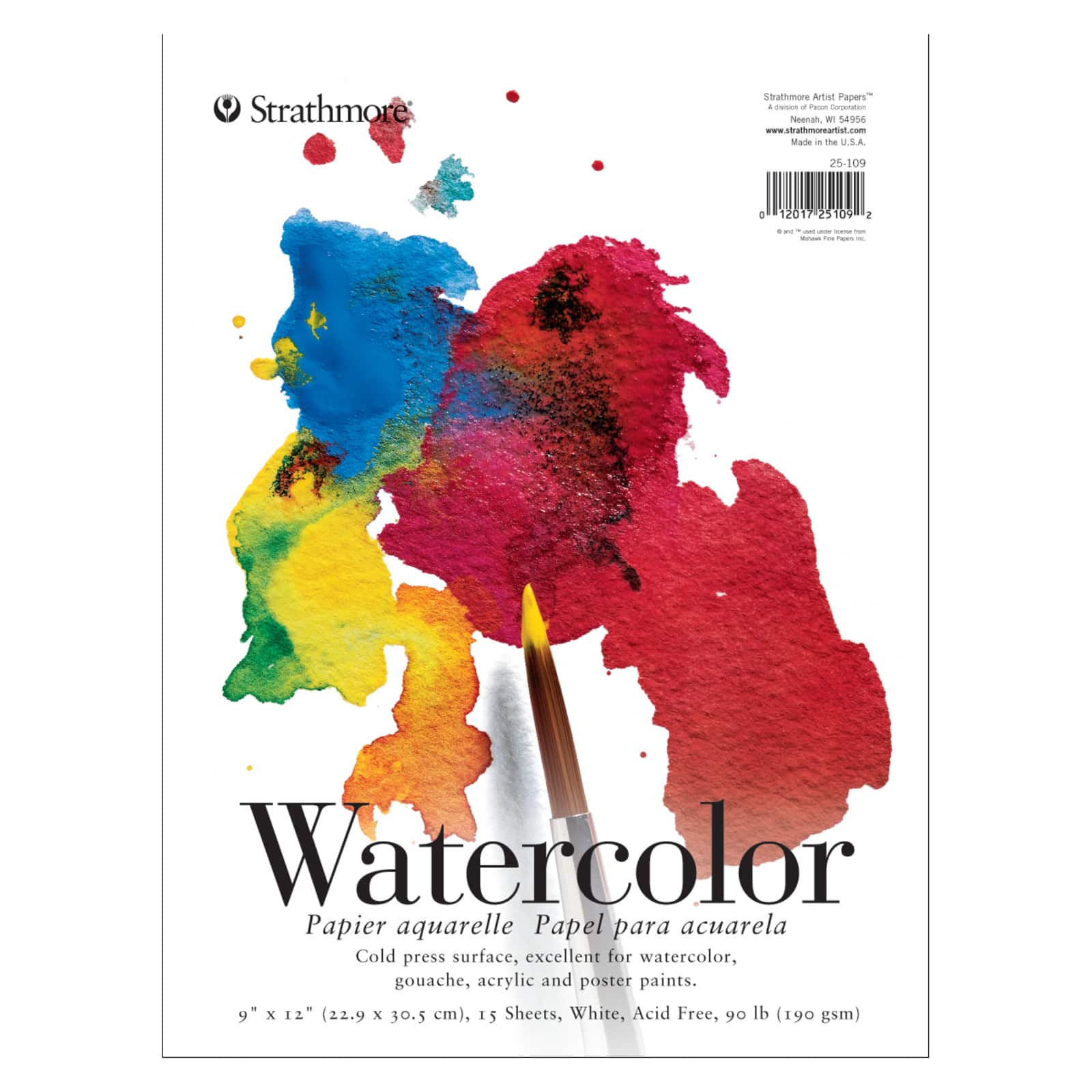 Strathmore&#xAE; 200 Series Cold-Pressed Watercolor Paper Pad