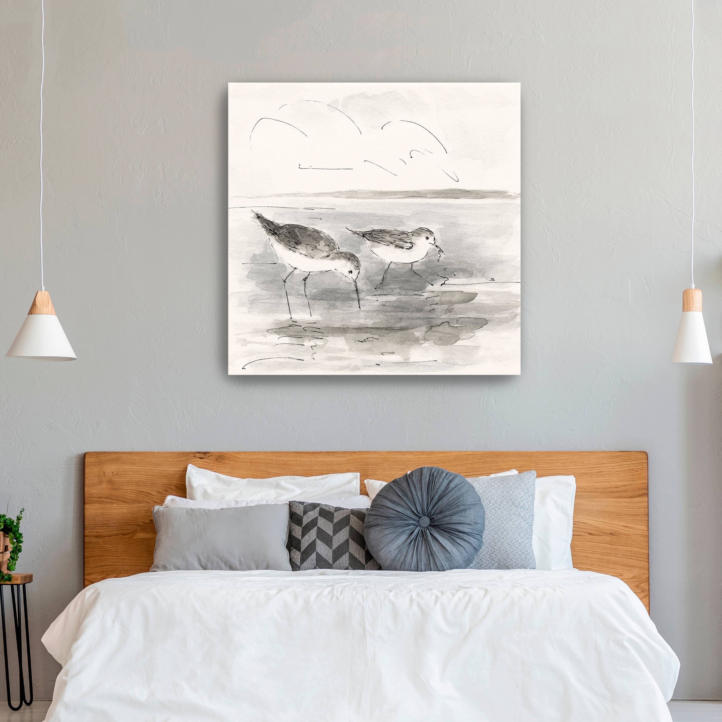 Sand Piper I Canvas Giclee