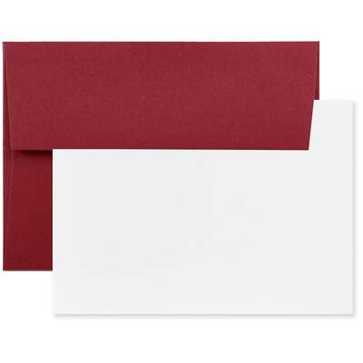 JAM Paper A2 Blank Greeting Cards &amp; Envelopes, 25ct. | Michaels
