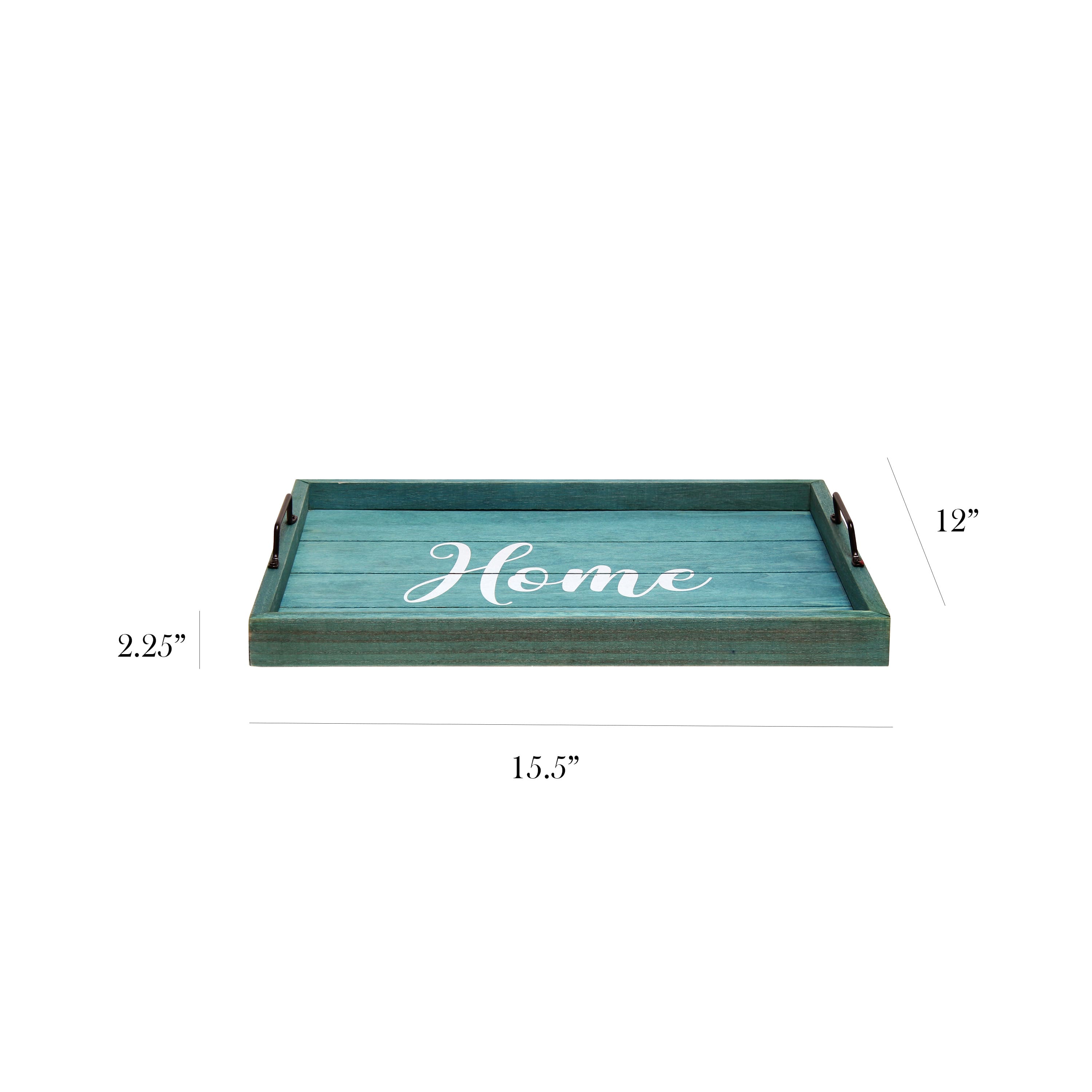 Elegant Designs™ 15.5" Home Serving Tray with Handles