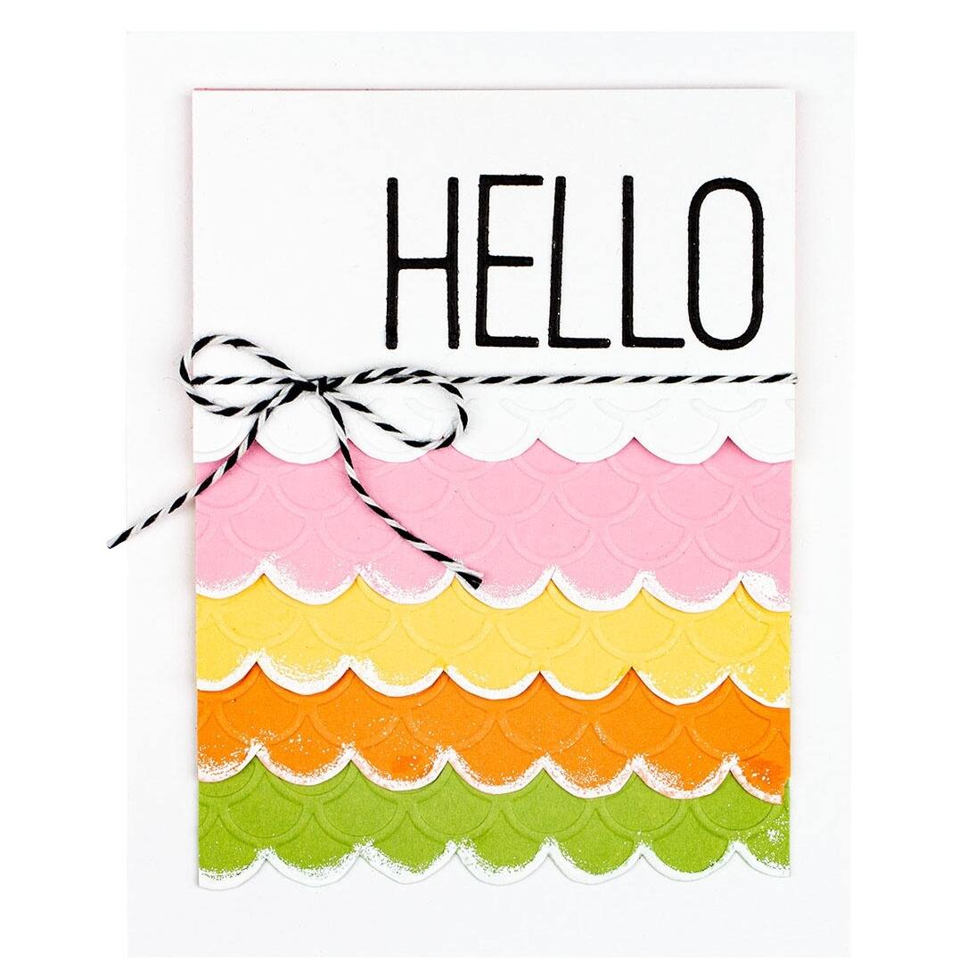 Spellbinders® Scallops Embossing Folder