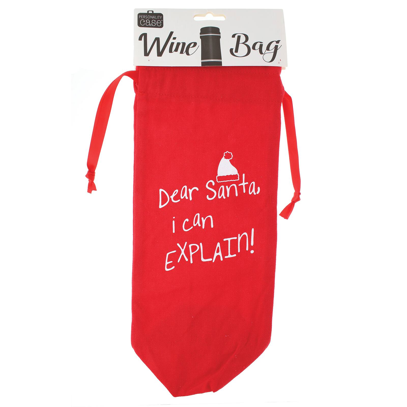 Personality Case™ Red Dear Santa Wine Bag
