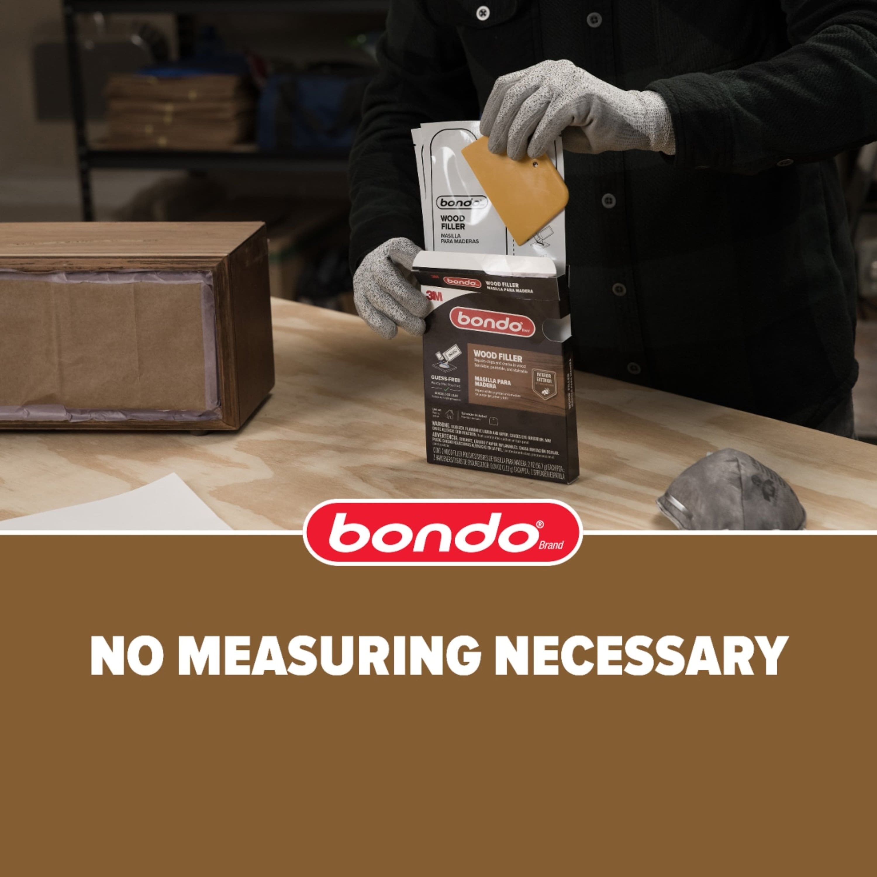 Bondo&#xAE; 2oz. Wood Filler Ready Mix Pouches, 2ct.