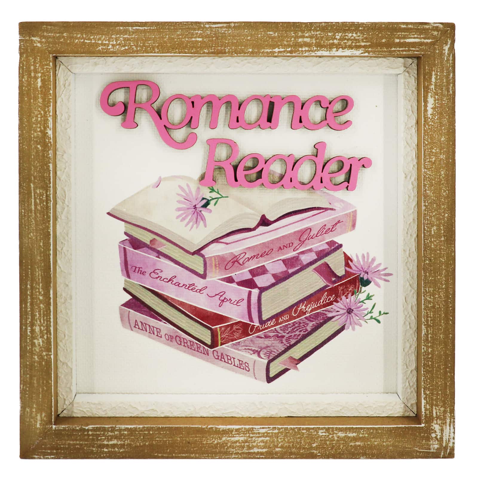 6.25" Romance Reader Wooden Tabletop Décor by Ashland®