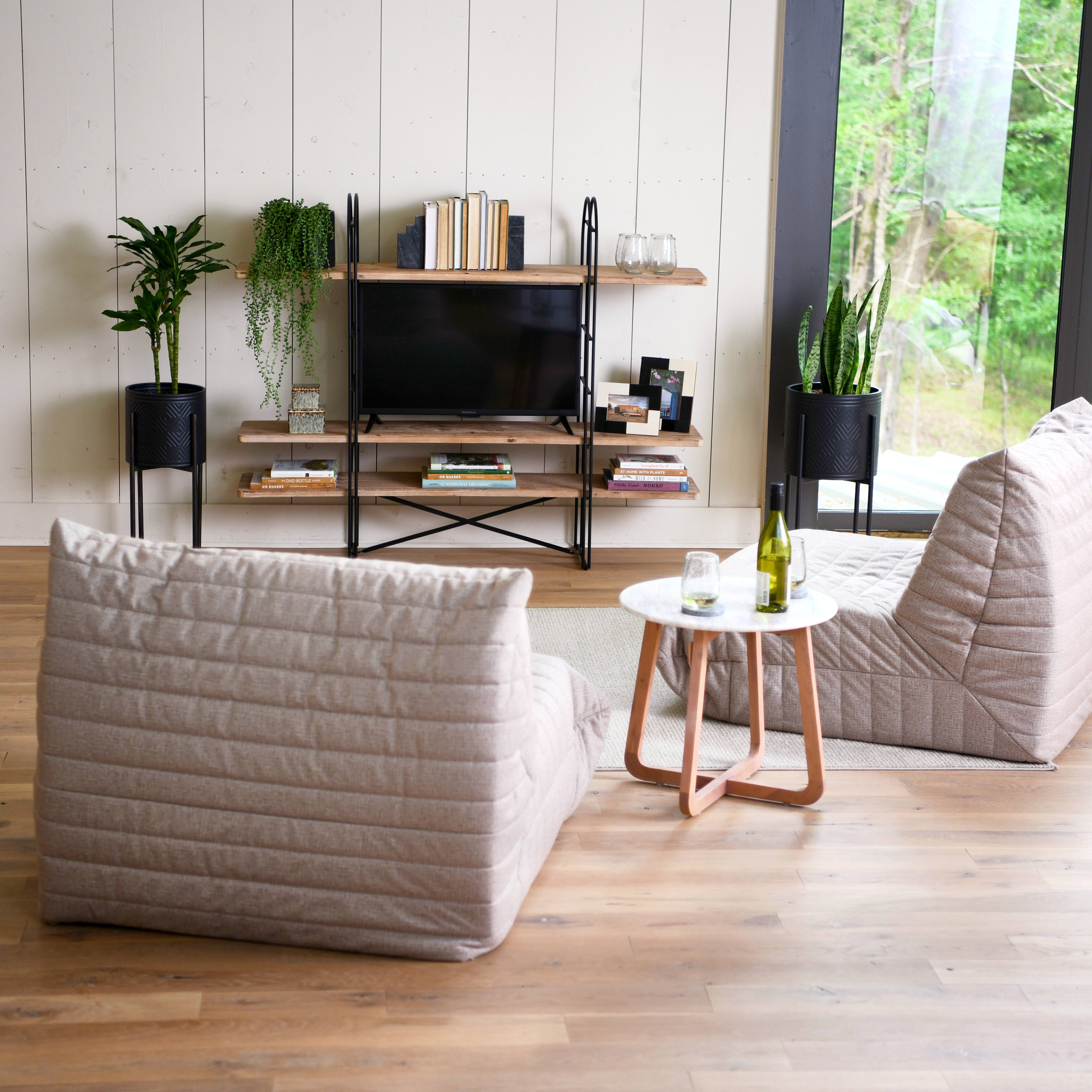 Hello Honey® Matte Black Boho Embossed Metal Planters with Stands Set