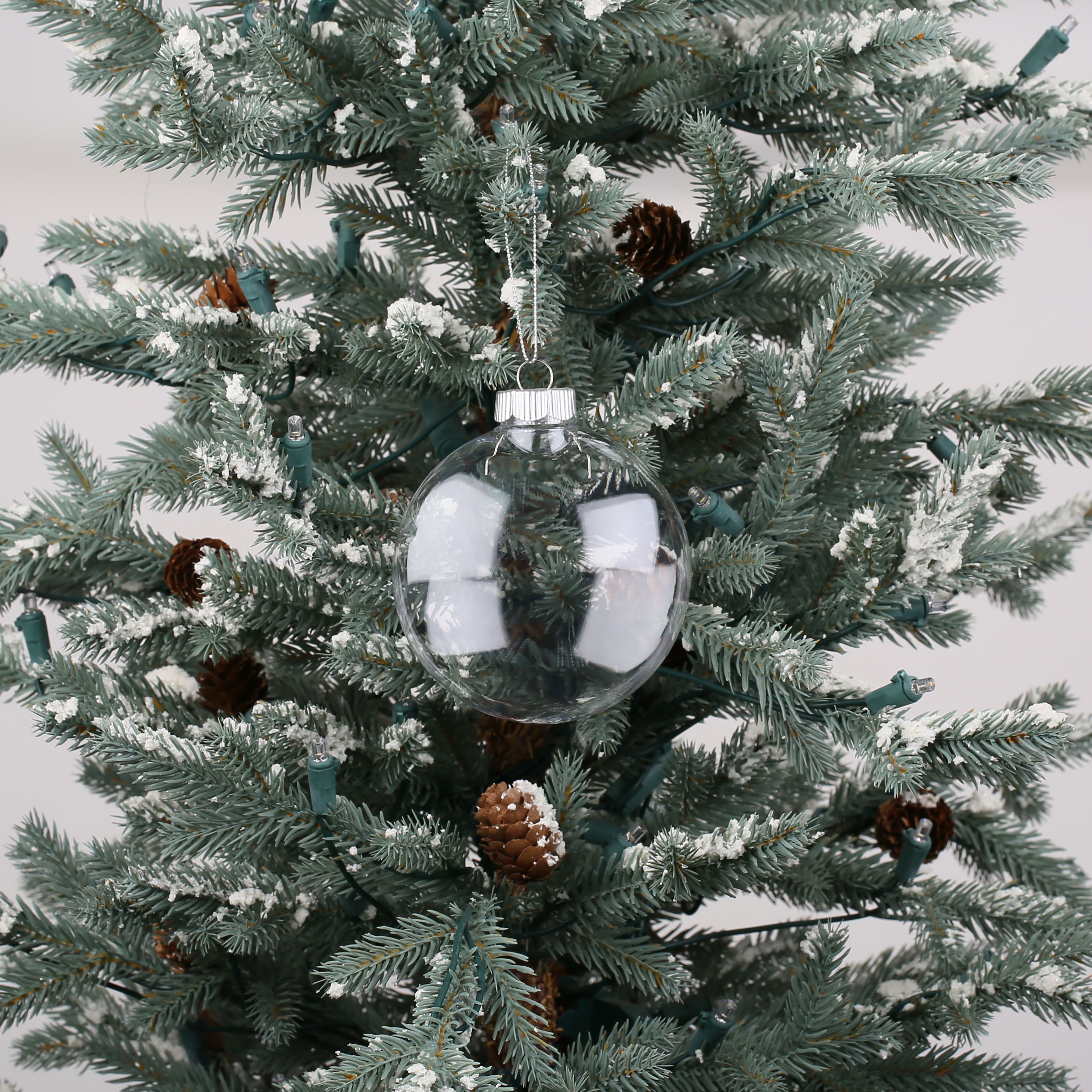 3.5&#x22; DIY Clear Plastic Disc Ornaments, 25ct. by Make Market&#xAE;