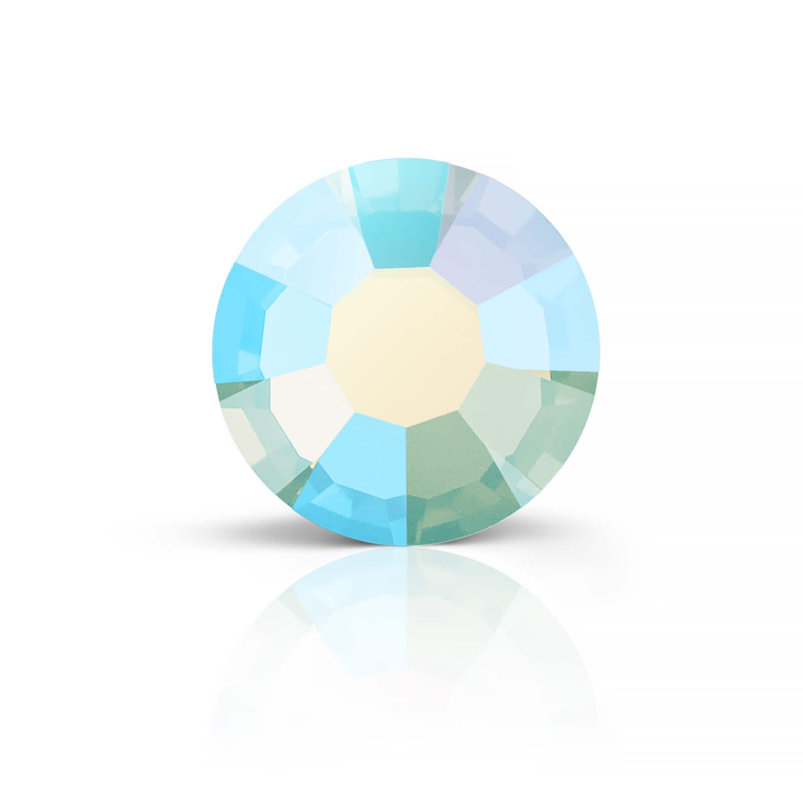 Preciosa MAXIMA SS5 Aurora Borealis Flatback Czech Crystals, 144ct.