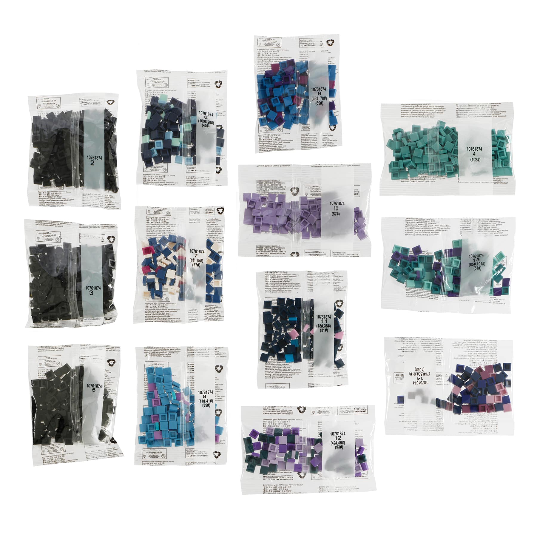 10" x 10" Celestial Body Pixelated Brick Art Kit by Make Market®