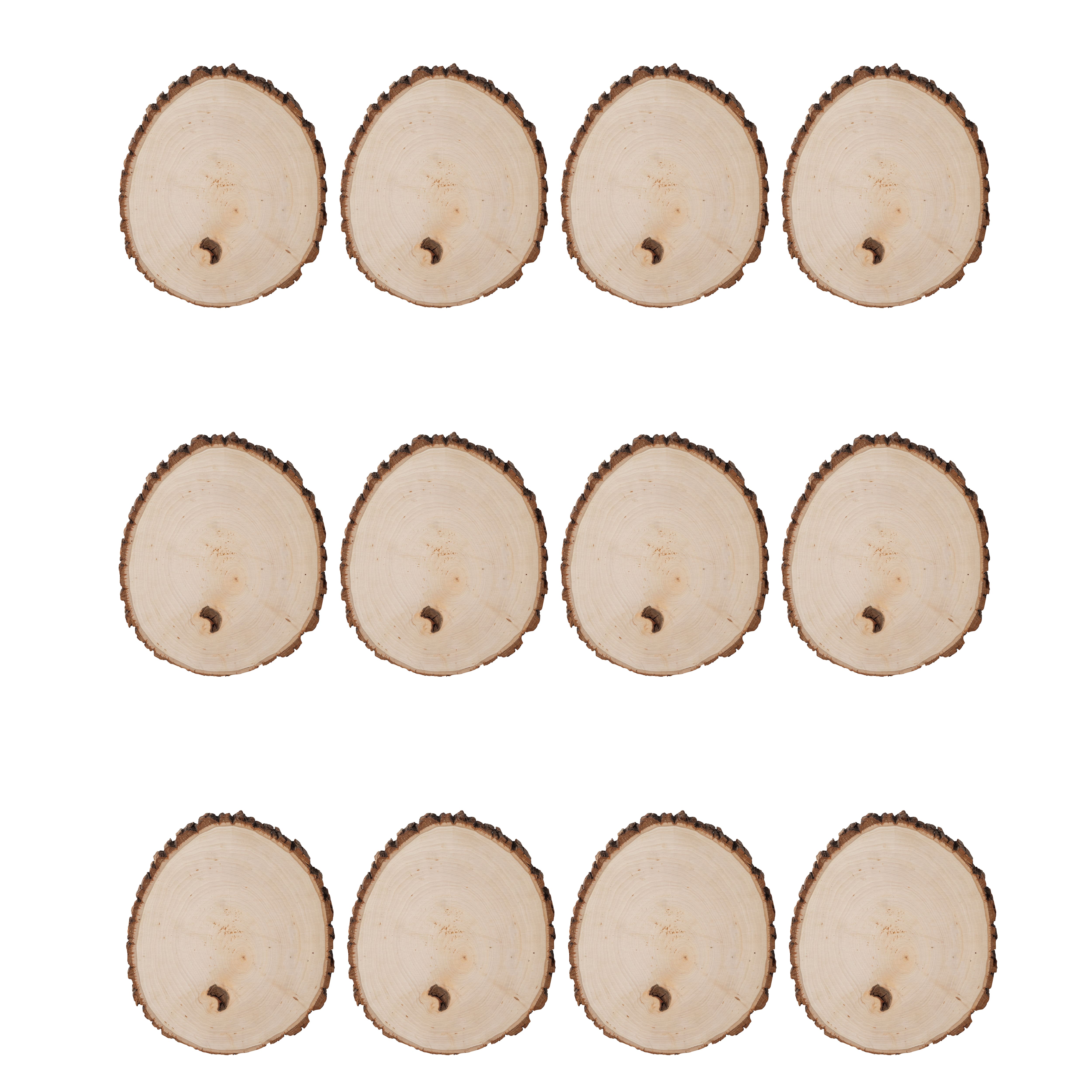 12 Pack: Basswood Round by Make Market&#xAE;