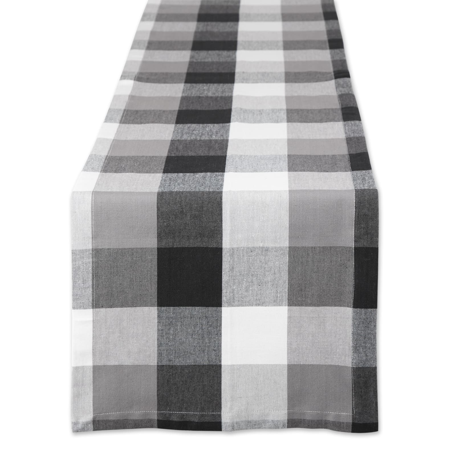 DII&#xAE; 72&#x22; Tri-Color Check Table Runner