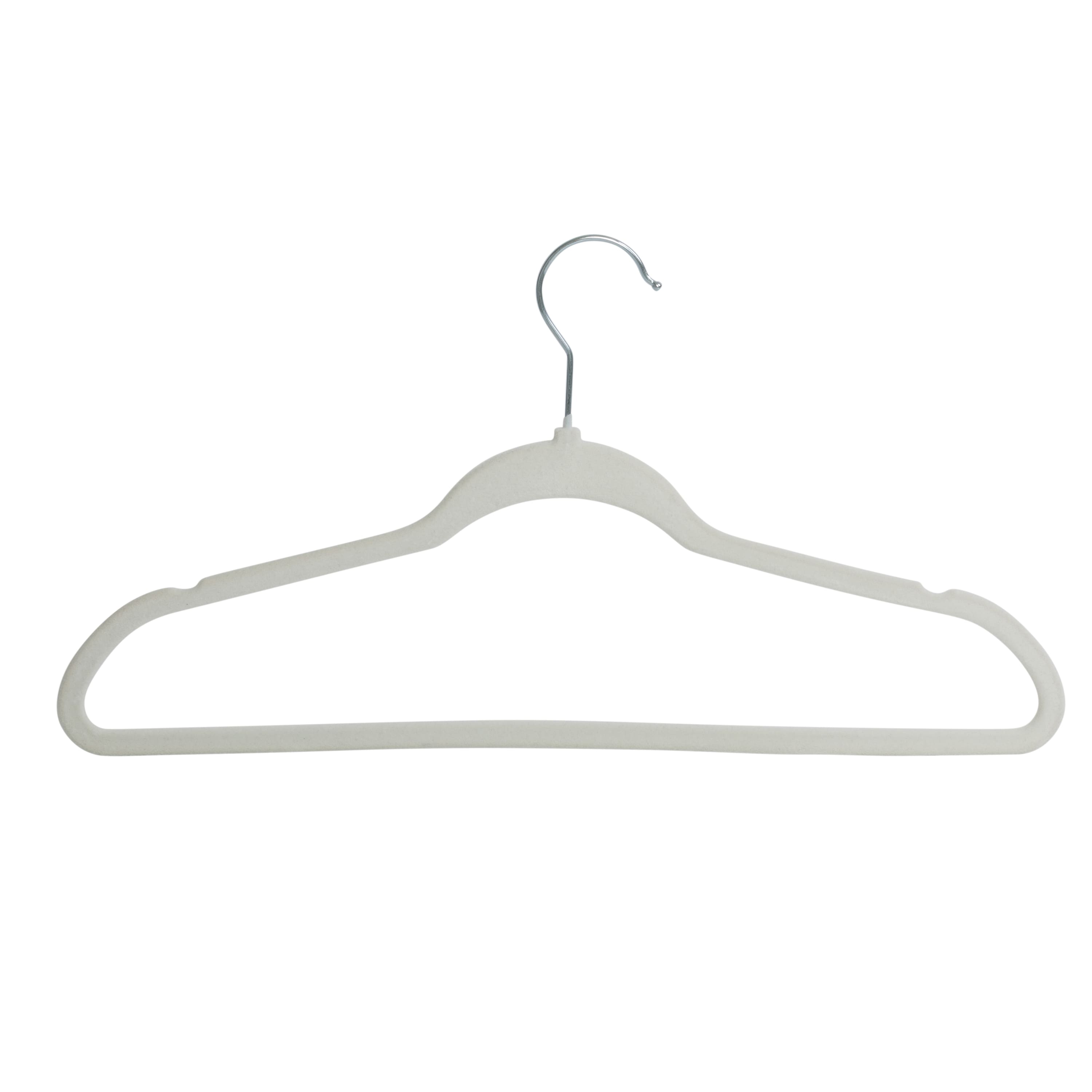 Honey Can Do Black Slim-Profile Non-Slip Velvet Hangers, 35ct., Michaels